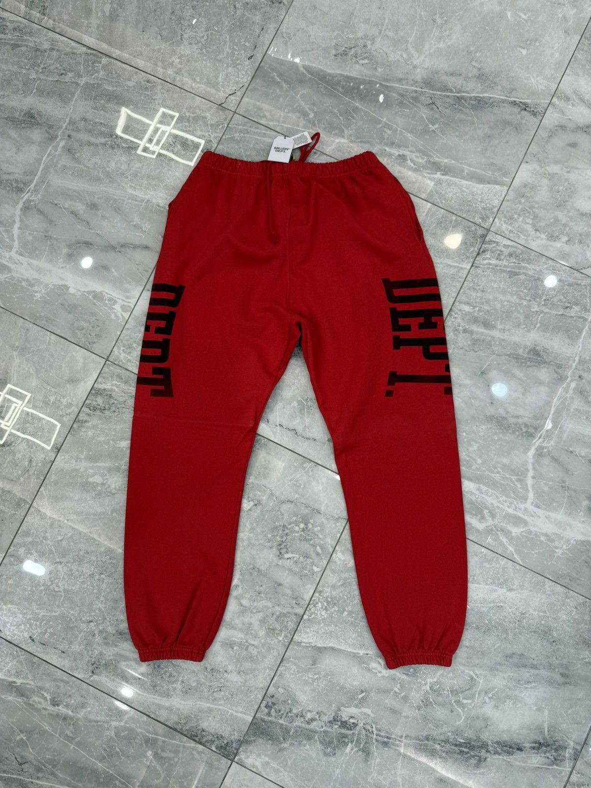 Gallery Dept. Gallery Dept. Red Logo Sweatpants Size US 38 / EU 54 - 2 Thumbnail