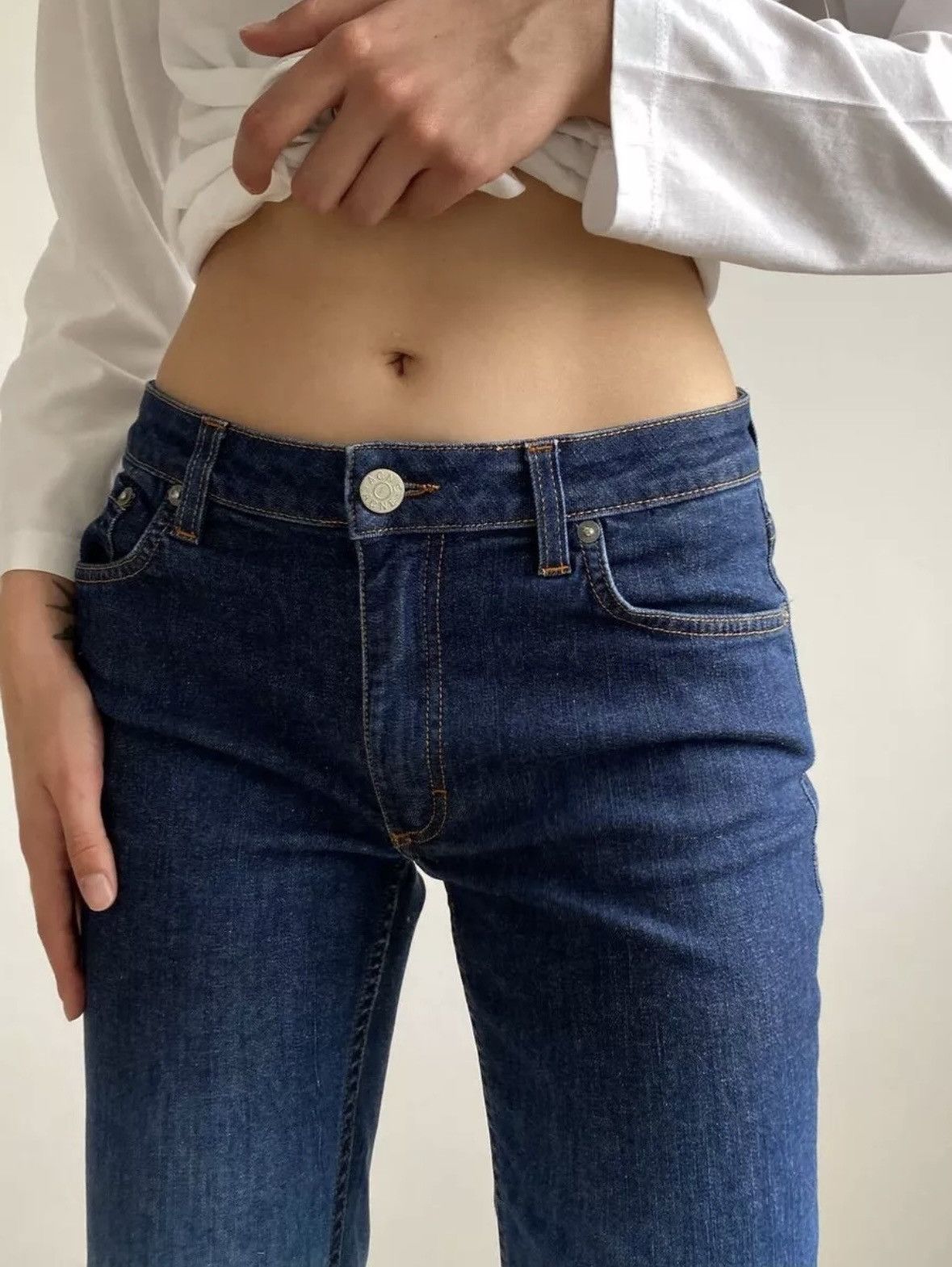 Acne Studios ACNE STUDIOS WOMEN SHORTS FLEX DEGRADE RAW LOW RISE 28/32 Size 28" / US 6 / IT 42 - 10 Thumbnail