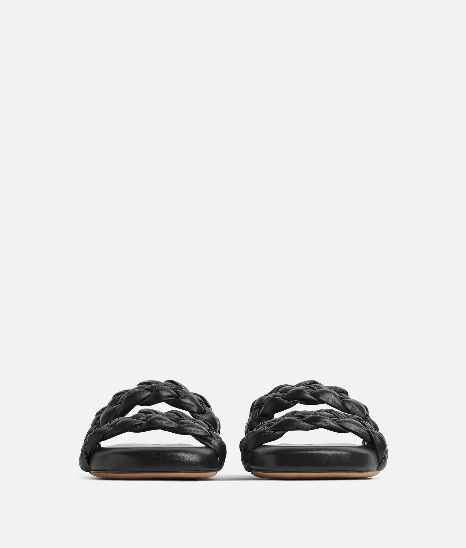 Bottega Veneta o1bcso1str0824 Foulard Mule in Black Size US 9 / EU 42 - 2 Thumbnail