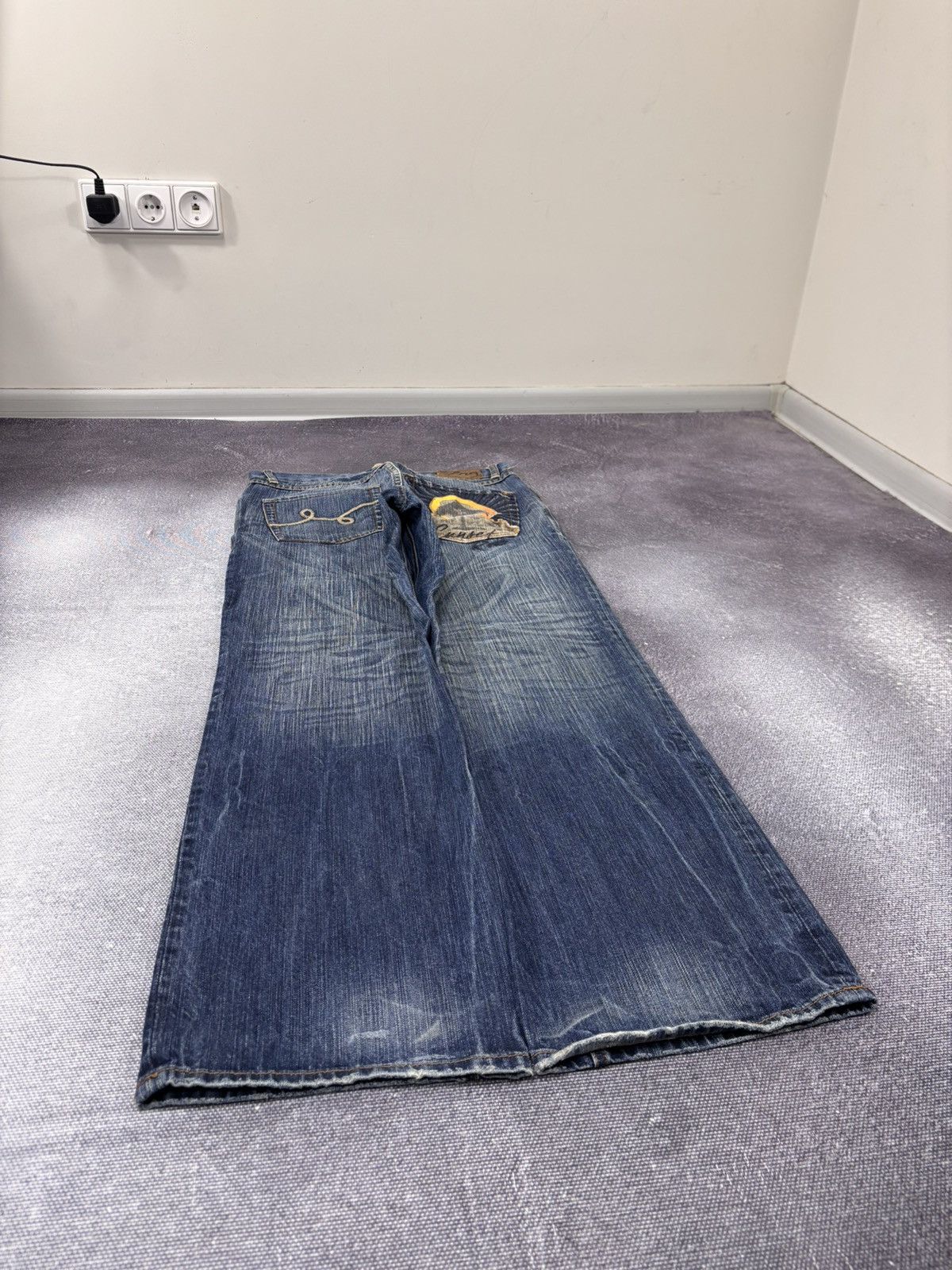 LRG Vintage Lifted Research Group LRG Blue Baggy Denim Jeans Size US 32 / EU 48 - 3 Thumbnail