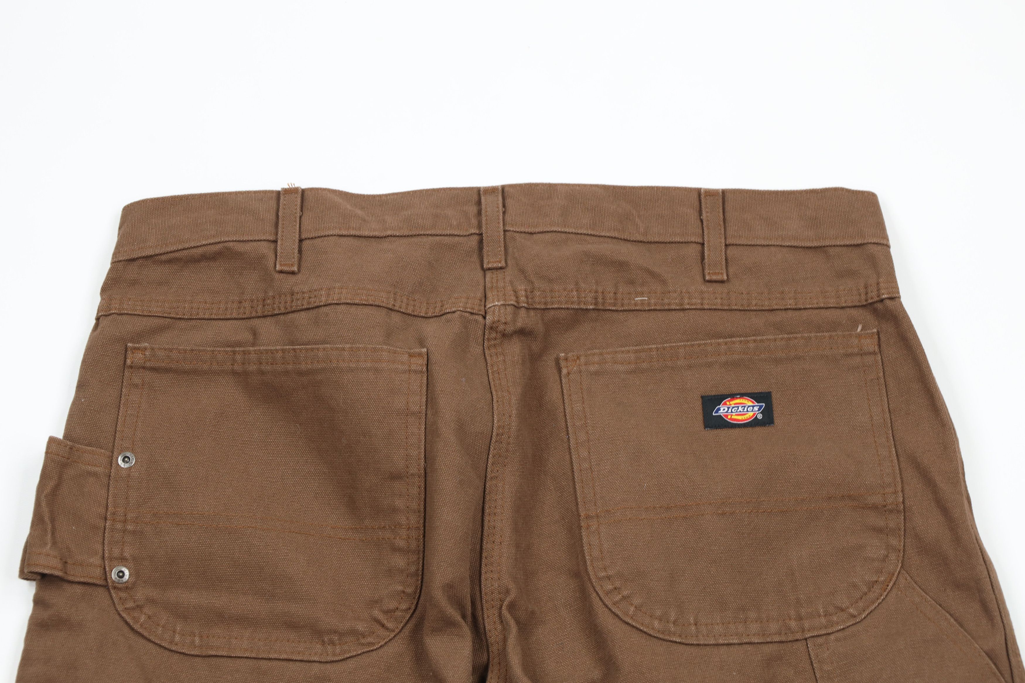 Dickies × Vintage Vintage Dickies Out Wide Leg Canvas Dungaree Pants Brown Size US 34 / EU 50 - 8 Thumbnail