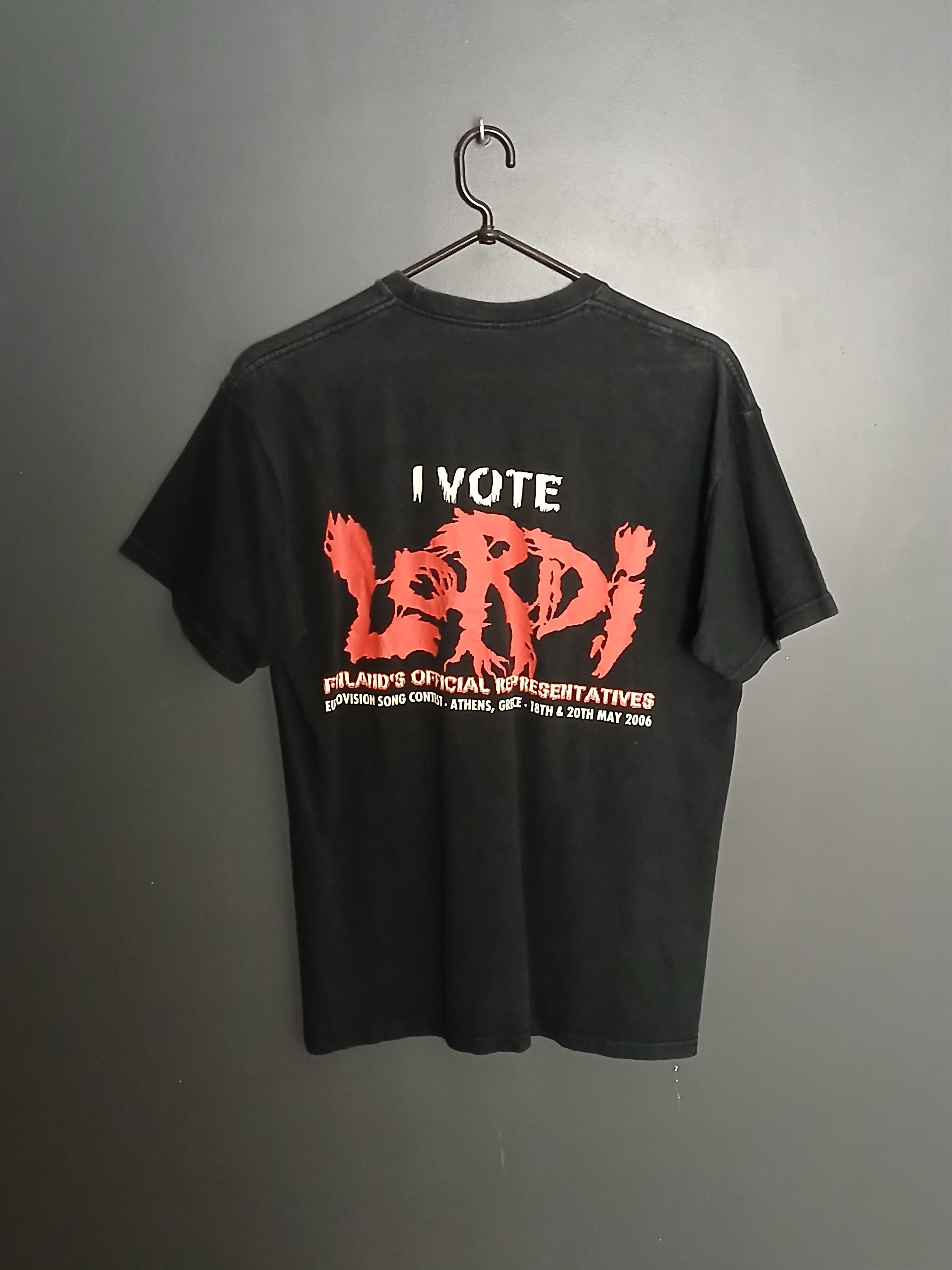 Band Tees Vintage Lordi Eurovision 2006 T-Shirt Size US M / EU 48-50 / 2 - 2 Thumbnail
