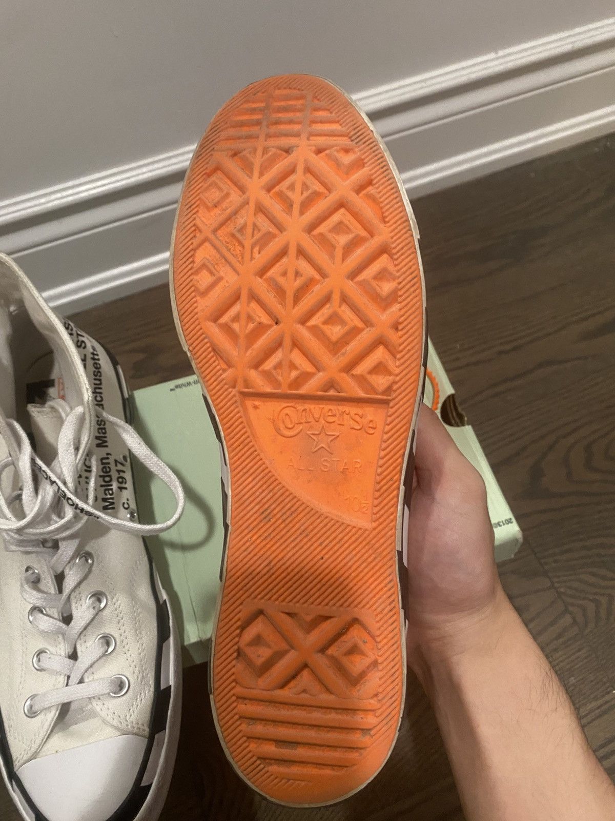 Converse × Off-White Off White Converse 2.0 Size US 10.5 / EU 43-44 - 3 Thumbnail