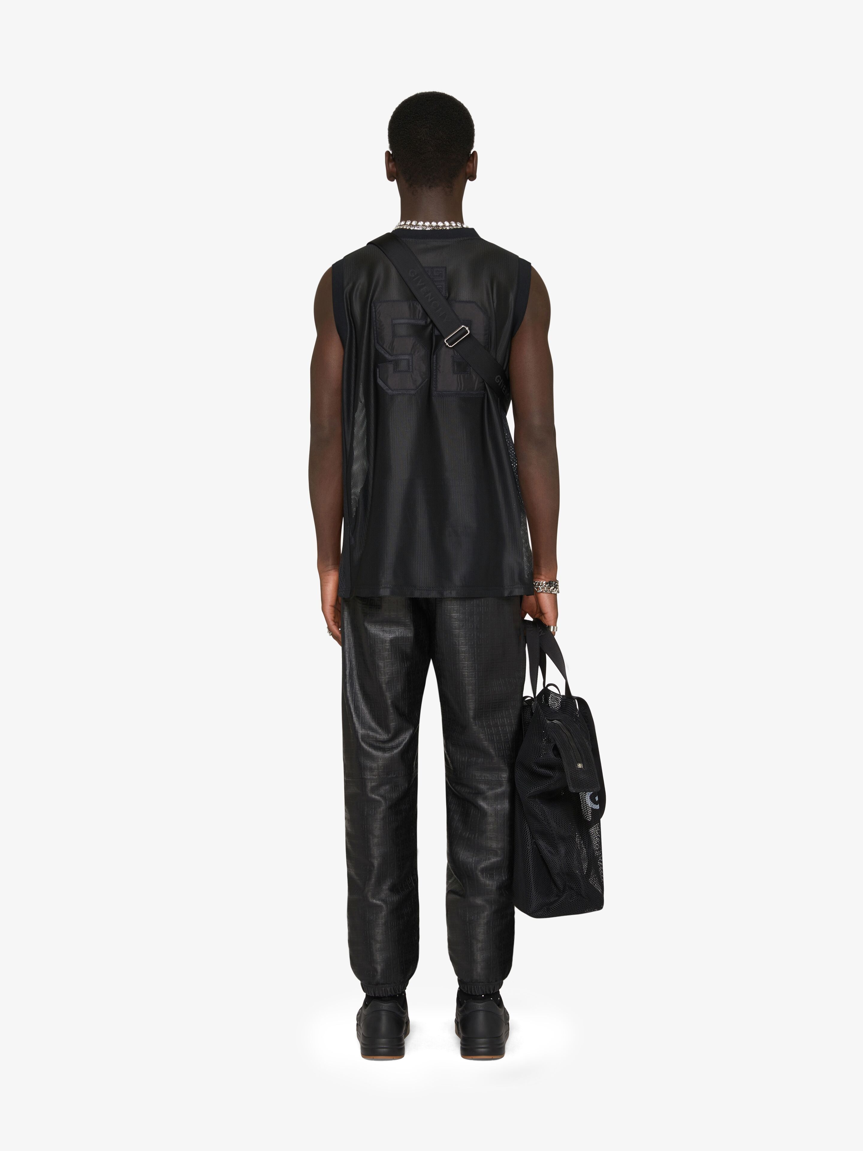 Givenchy o1mle0125 Basketball Logo Tank Top In Mesh in Black Size US L / EU 52-54 / 3 - 5 Thumbnail