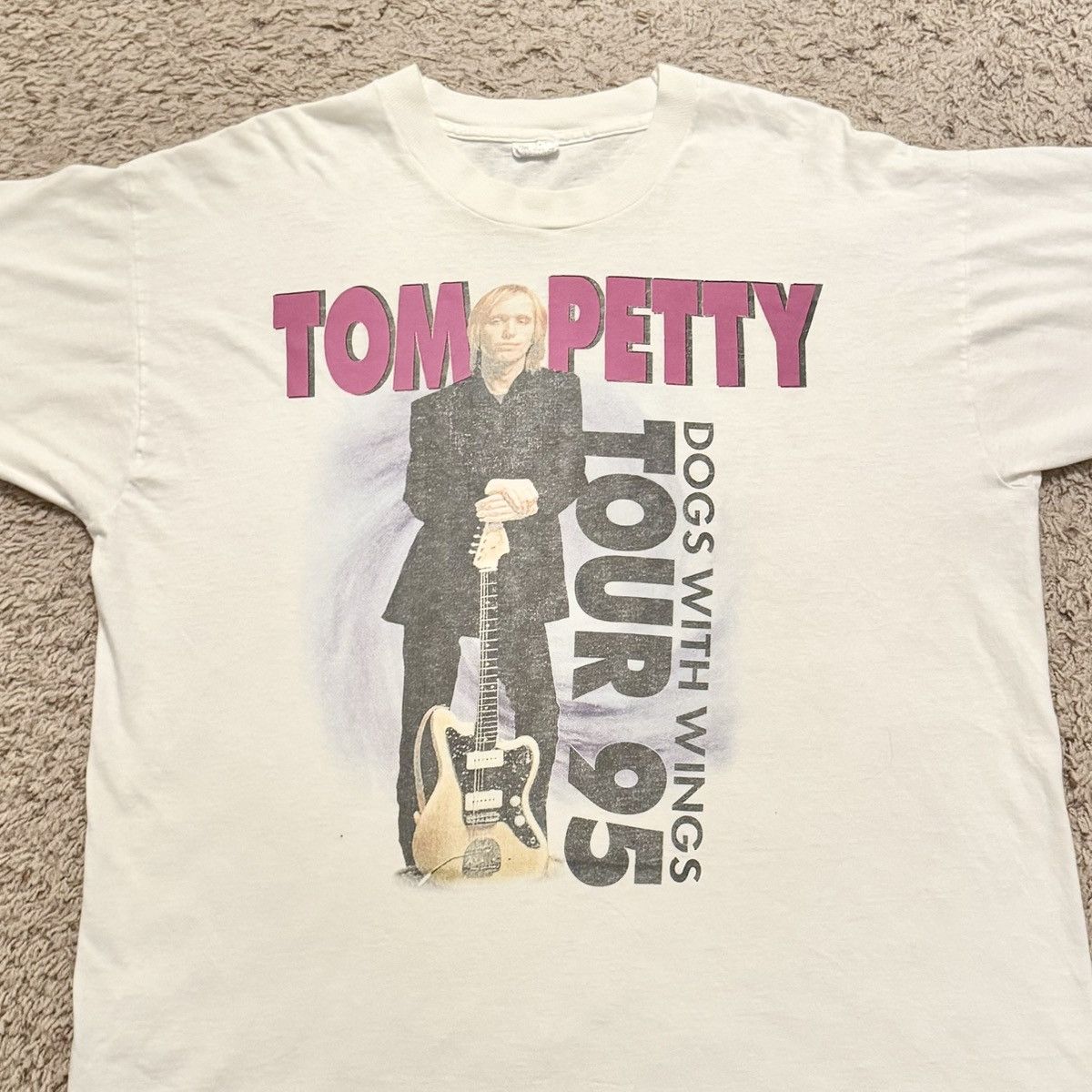 Vintage Vintage 1995 Tom Petty Dogs With Wings Tour Tee XL Size US XL / EU 56 / 4 - 3 Thumbnail