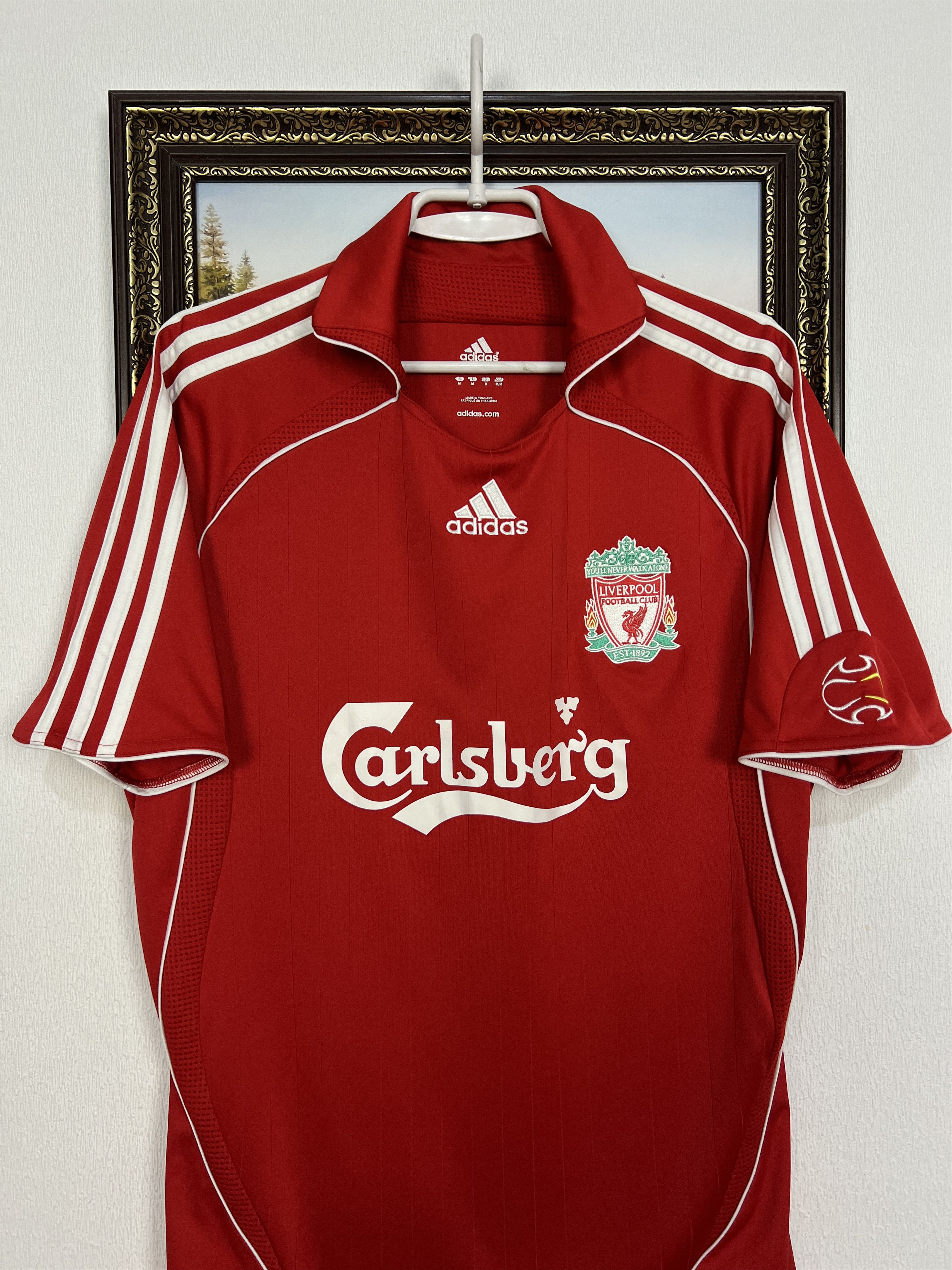 Adidas Liverpool Home football shirt 2006 Soccer Jersey Trikot Size US M / EU 48-50 / 2 - 2 Thumbnail