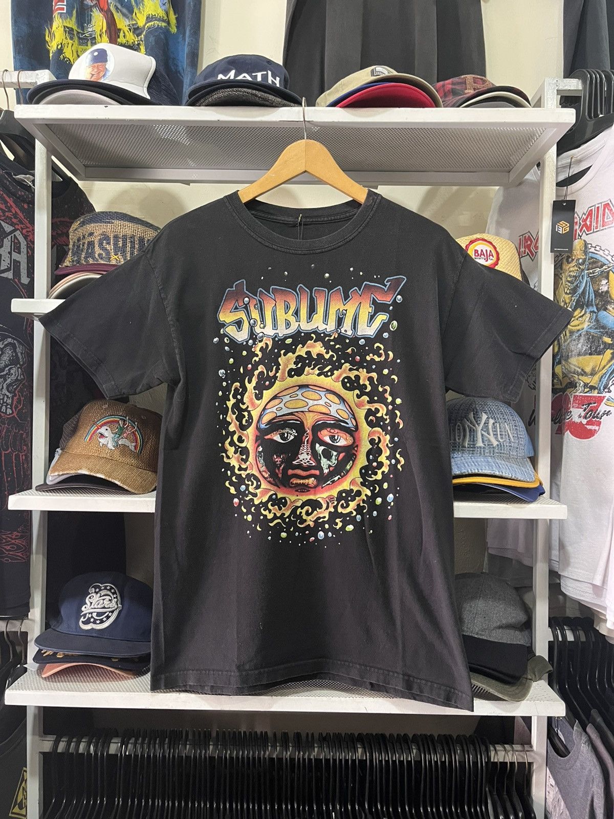 Band Tees Sublime Men's Sun Solar Burst Slim-fit T-Shirt Size US M / EU 48-50 / 2 - 1 Thumbnail