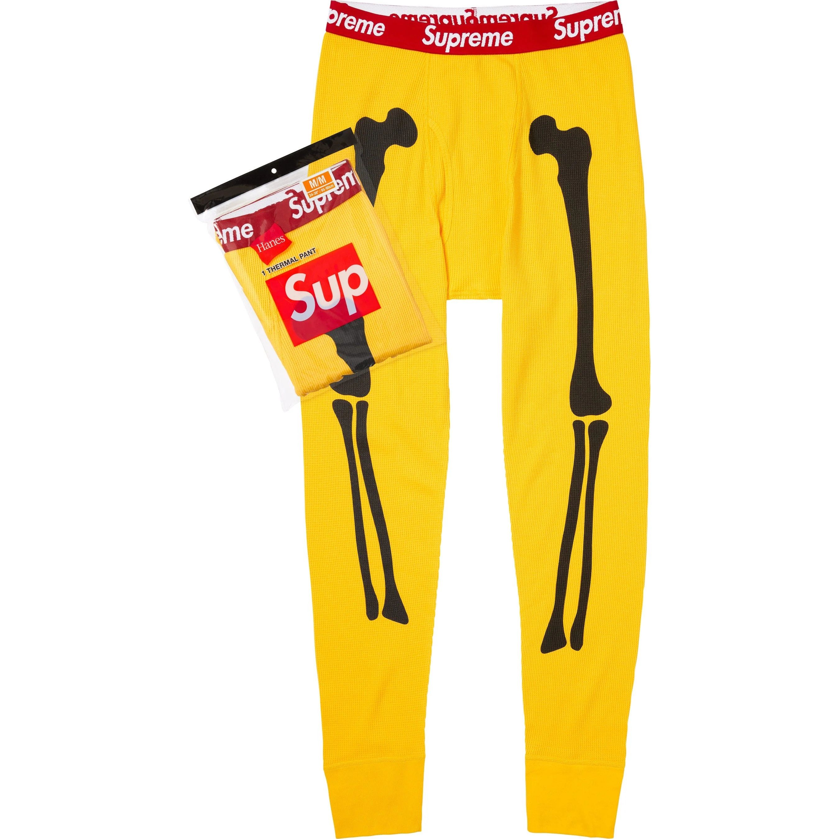 Hanes × Supreme Supreme Hanes Bones Thermal Pant Size US 32 / EU 48 - 1 Thumbnail