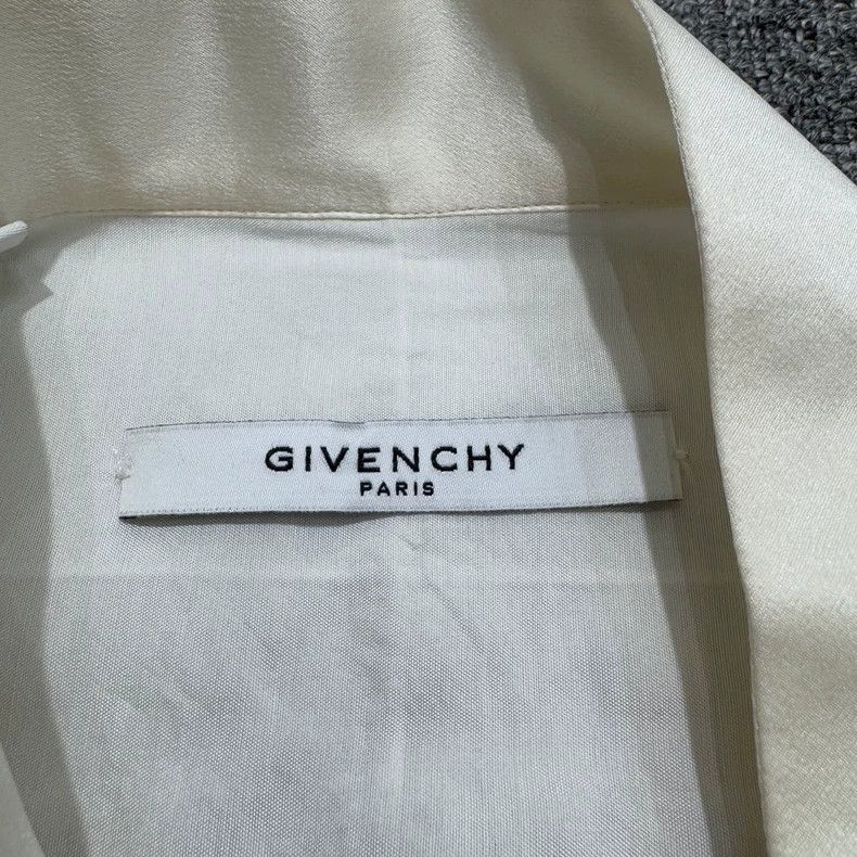 Givenchy Givenchy Size39 Silk Patchwork Dress Shirt Size US M / EU 48-50 / 2 - 2 Thumbnail
