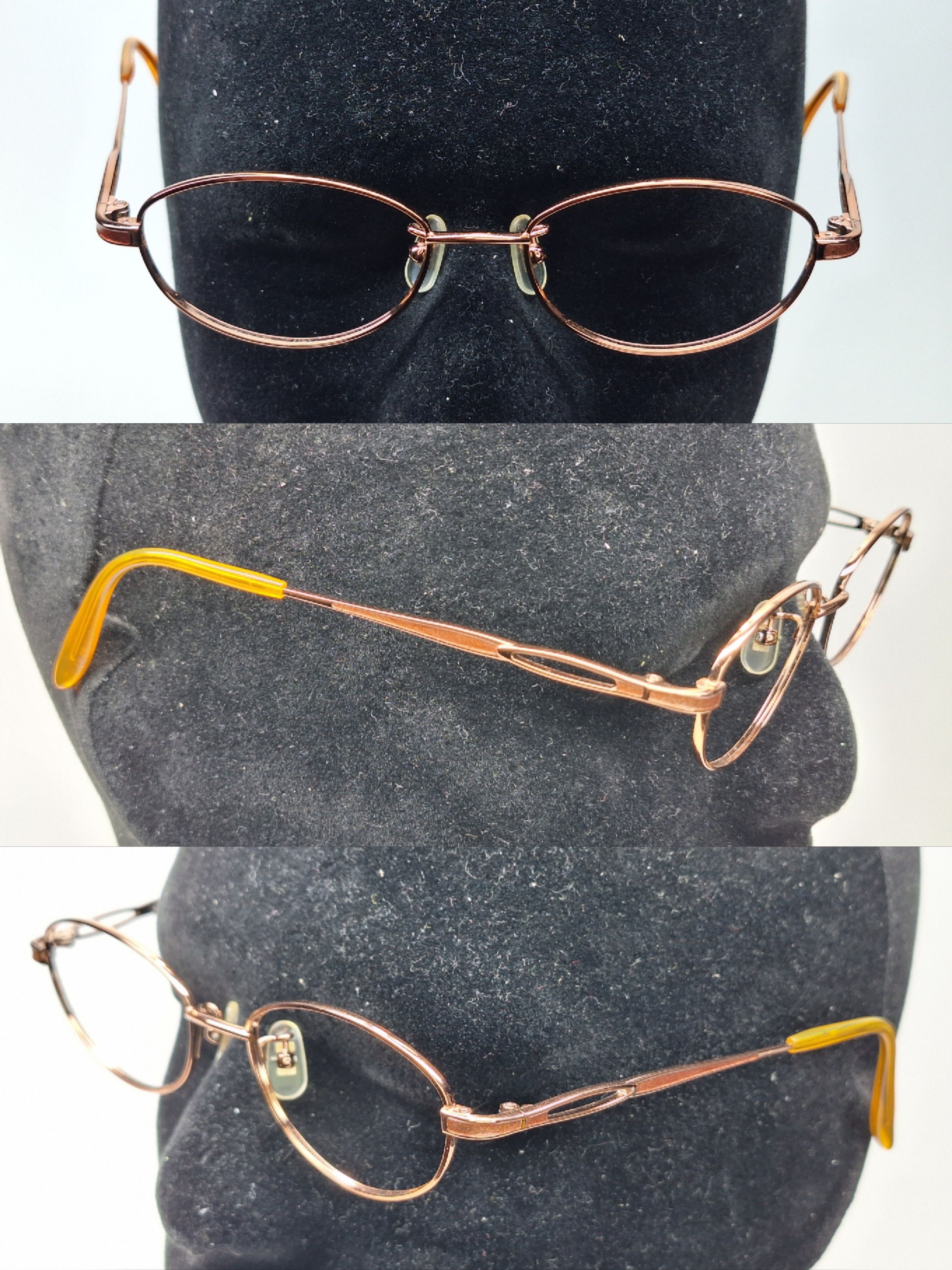 Other CERASEE CS-4534 Pure Titanium Oval Eyeglasses Vintage 8g Size ONE SIZE - 3 Thumbnail