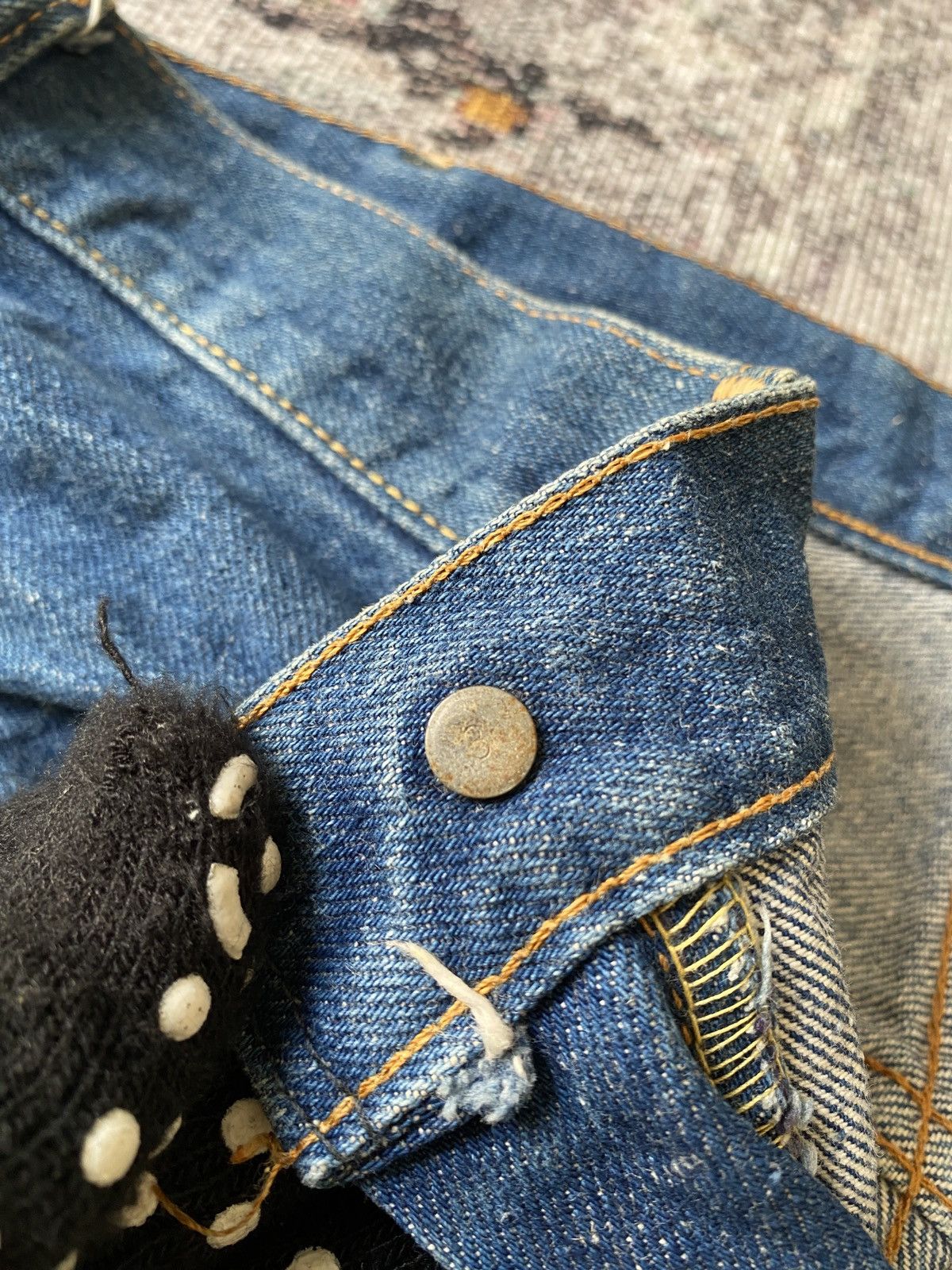 Vintage RARE !!! Vintage 70s Levi’s 646 Orange Tab Flare Denim Size US 30 / EU 46 - 15 Thumbnail
