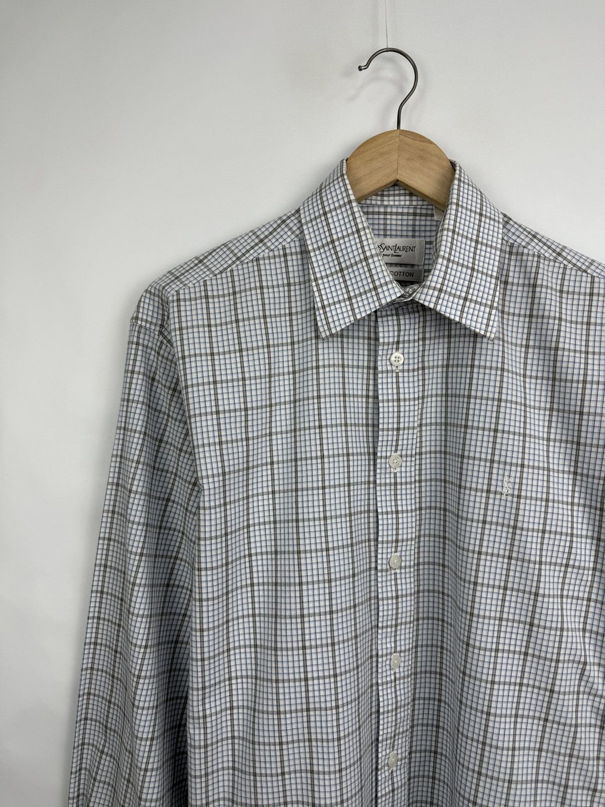 Yves Saint Laurent Vintage 90s Yves Saint Laurent YSL Shirt Rare Retro Y2K Hype Size US M / EU 48-50 / 2 - 3 Thumbnail