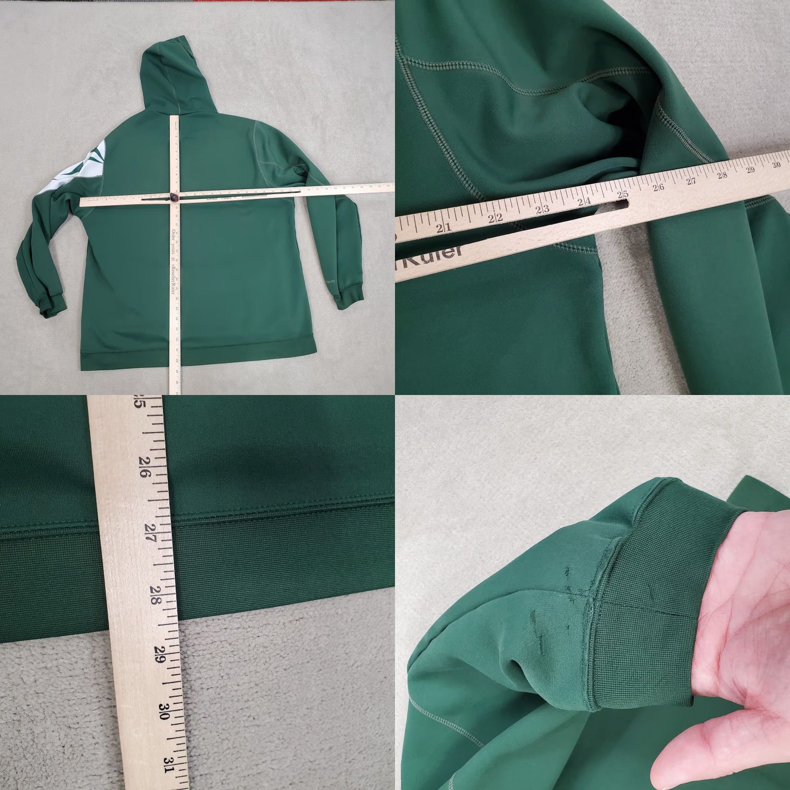 Nike Kobe Bryant Hoodie Nike Mens XL Green Therma Fit Pullover Sweatshirt Size US XL / EU 56 / 4 - 8 Thumbnail