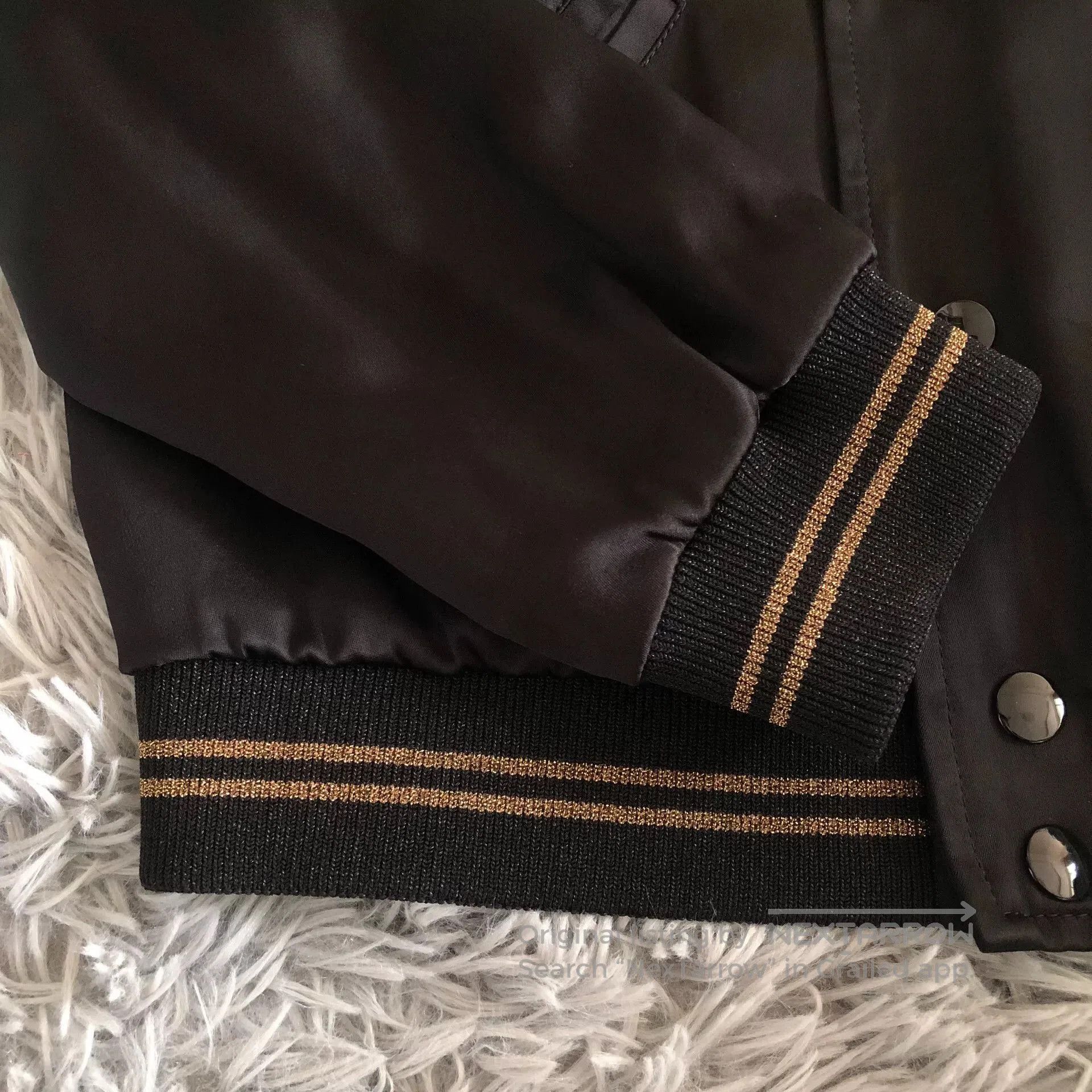 Hedi Slimane Saint Laurent 16FW Silk Baseball Jacket. Size US S / EU 44-46 / 1 - 3 Thumbnail
