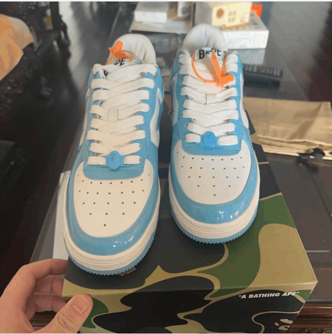 Bape Casual low cut sports shoes Size US 12 / EU 45 - 1 Thumbnail