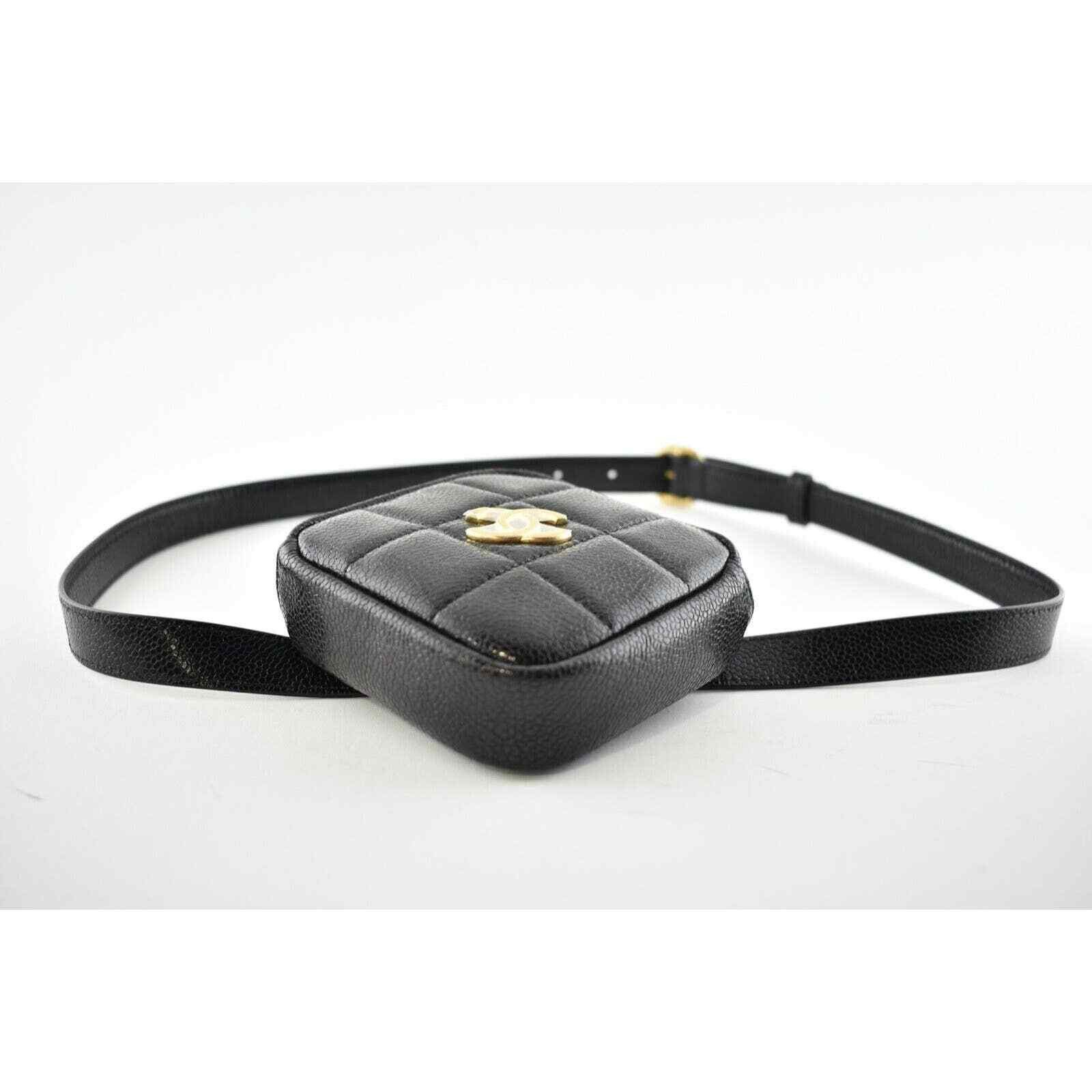 Chanel Chanel Caviar Quilted Gold CC Waist Fanny Pack Bum Belt Bag Size ONE SIZE - 3 Thumbnail