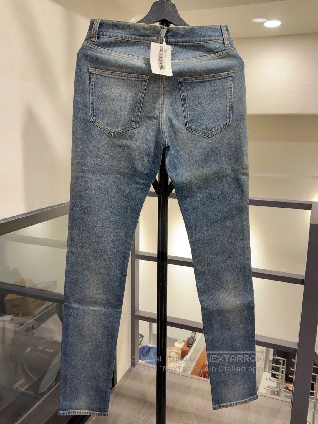 Saint Laurent Paris Saint Laurent Classic Blue Denim Jeans. Size 29" - 2 Thumbnail