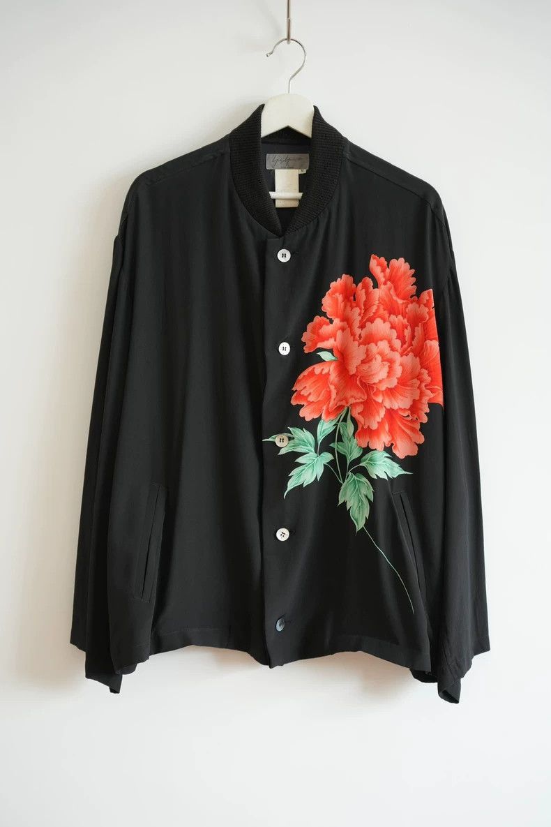 Yohji Yamamoto Yohji Yamamoto 96ss Floral and Juvenile Peony silk jacket-2 Size US M / EU 48-50 / 2 - 1 Thumbnail