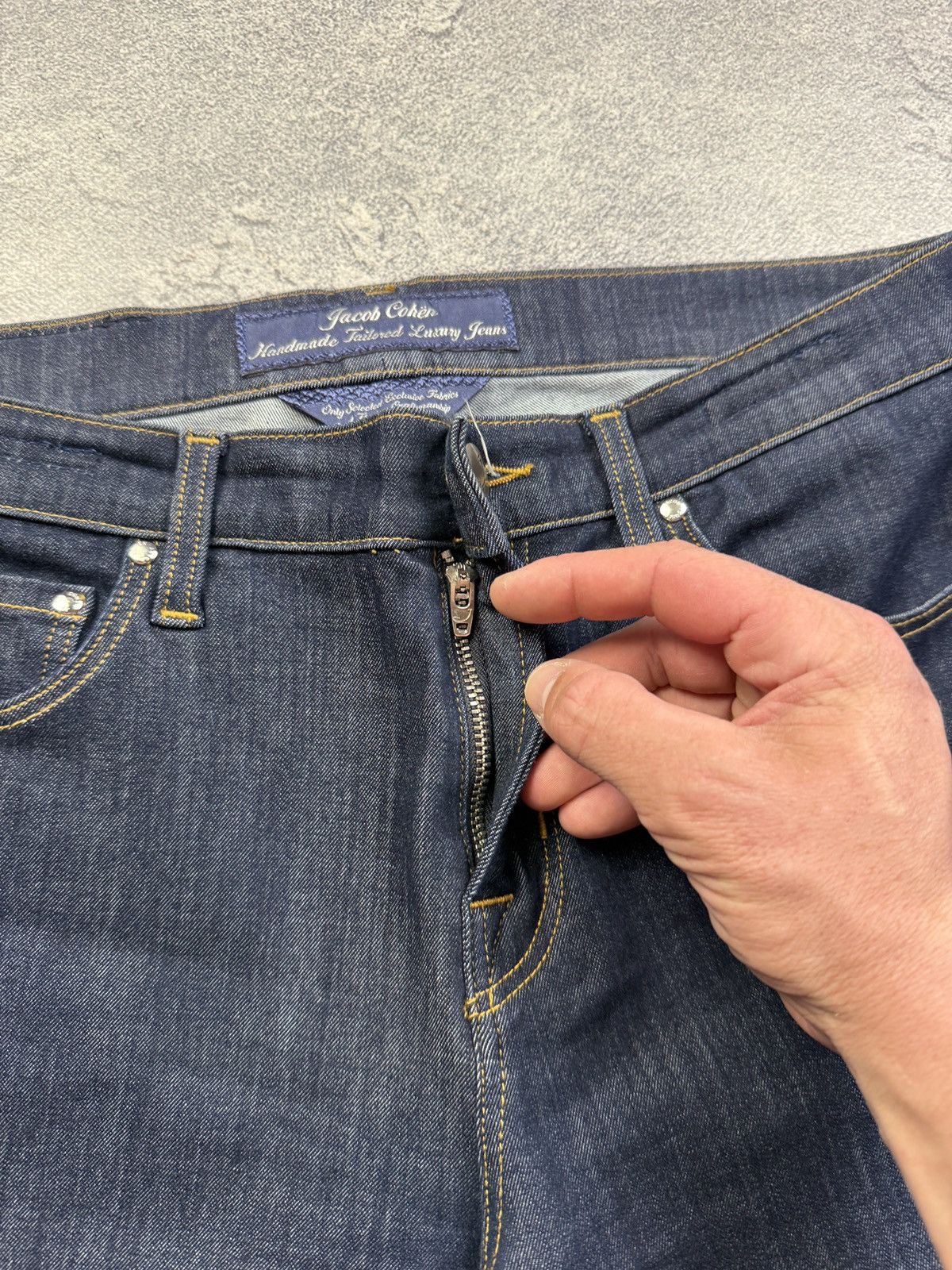Jacob Cohen Jacob Cohen Jeans Size 29 Blue Designer Made in Italy Size US 29 - 5 Thumbnail