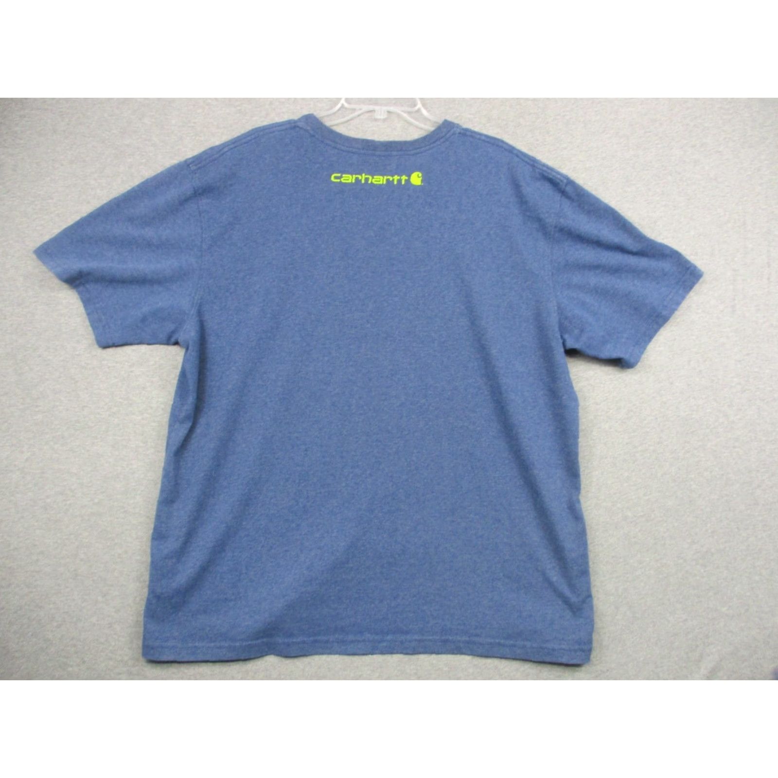 Carhartt Carhartt Shirt XL Mens Blue Spell Out Crew Neck T-Shirt Size US XL / EU 56 / 4 - 6 Thumbnail