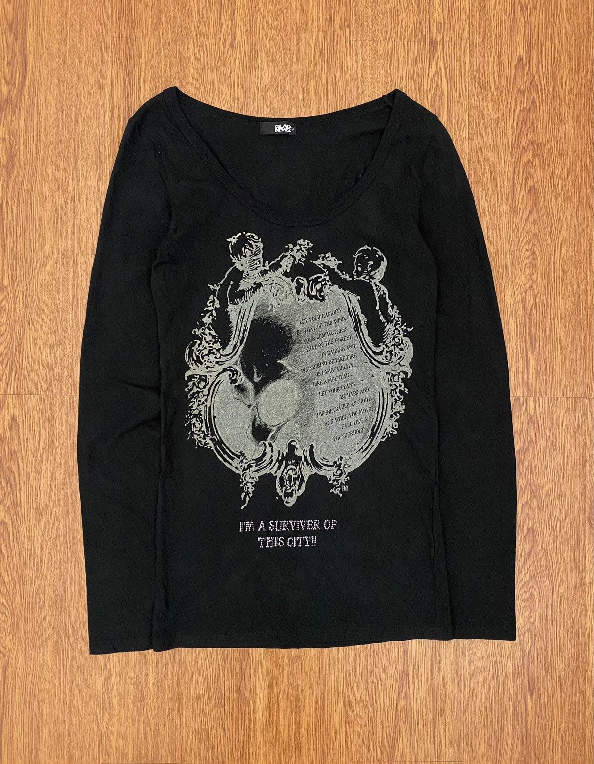If Six Was Nine Glad news Japan words gothic Ls Size M / US 6-8 / IT 42-44 - 1 Thumbnail