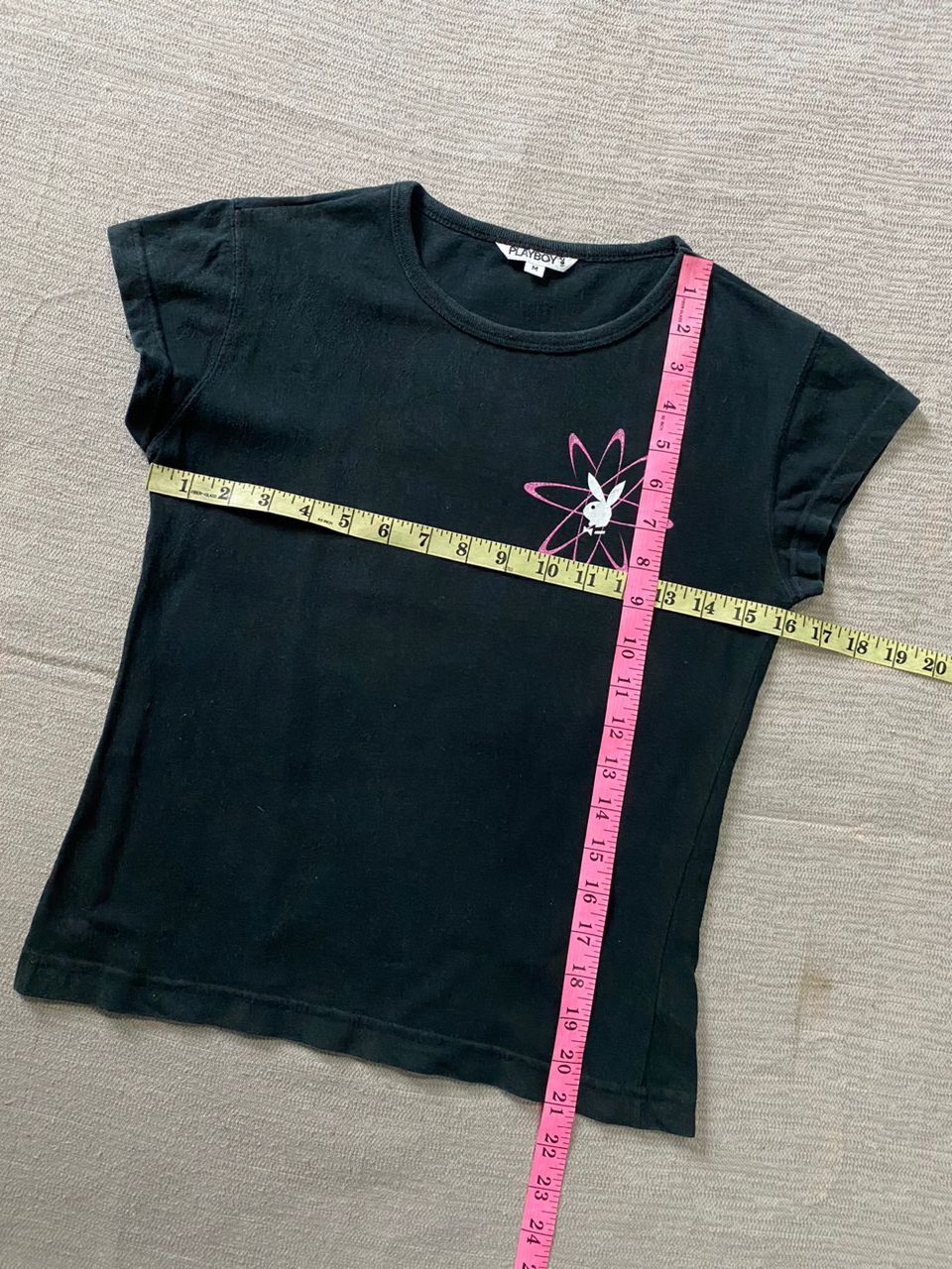 Playboy × Vintage Vintage Y2K Playboy 'Bangin' T-Shirt Size S / US 4 / IT 40 - 8 Thumbnail
