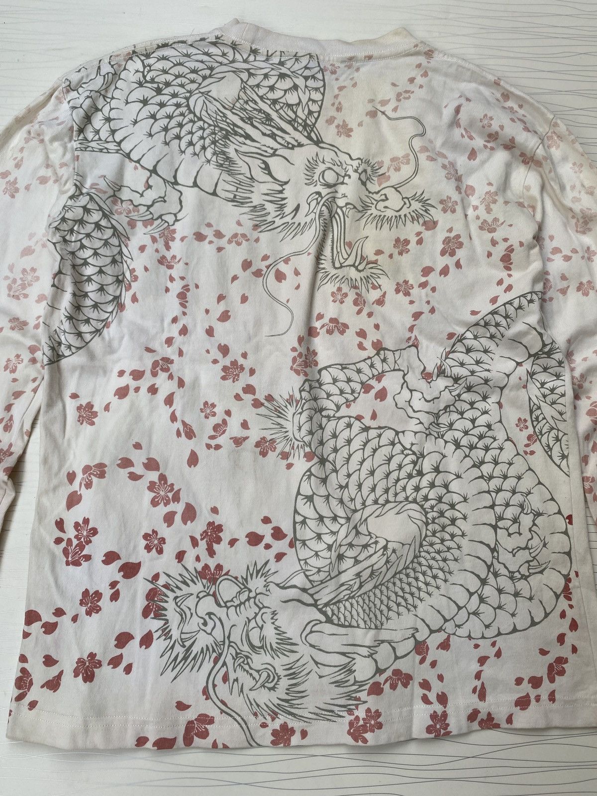 If Six Was Nine Japanese AOP Dragon Emboirderes Longsleeve Tee Size US L / EU 52-54 / 3 - 12 Thumbnail
