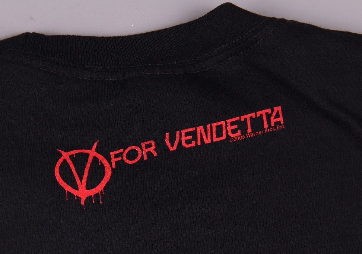 DC Comics V for Vendetta Rare Vintage 2006 DC Comics Marvel Tee XL Size US XL / EU 56 / 4 - 3 Thumbnail