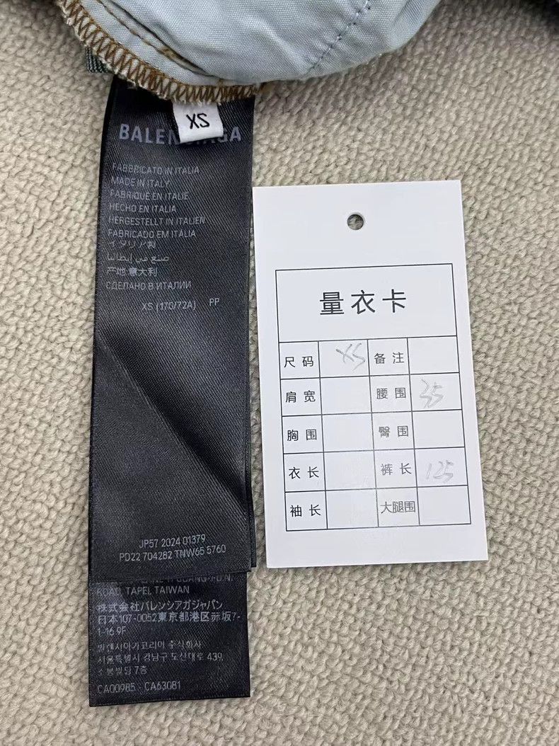 Balenciaga Balenciaga size XS Mud Dyed Old Mid-Rise Straight Leg Jean Size US 27 - 4 Thumbnail