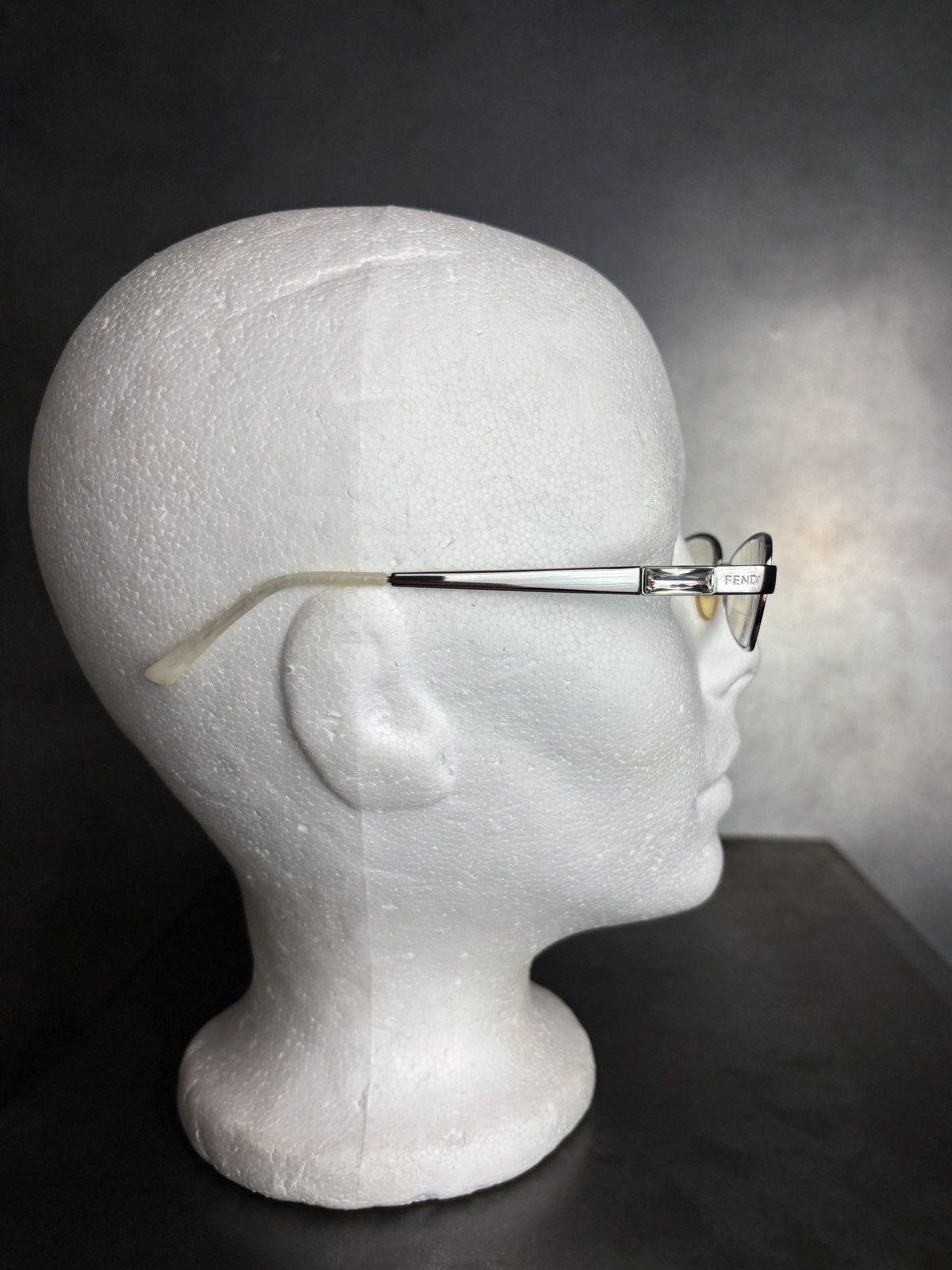Fendi Vintage Fendi Glasses with Case Chrome Metal F769R Jewel Size ONE SIZE - 6 Thumbnail
