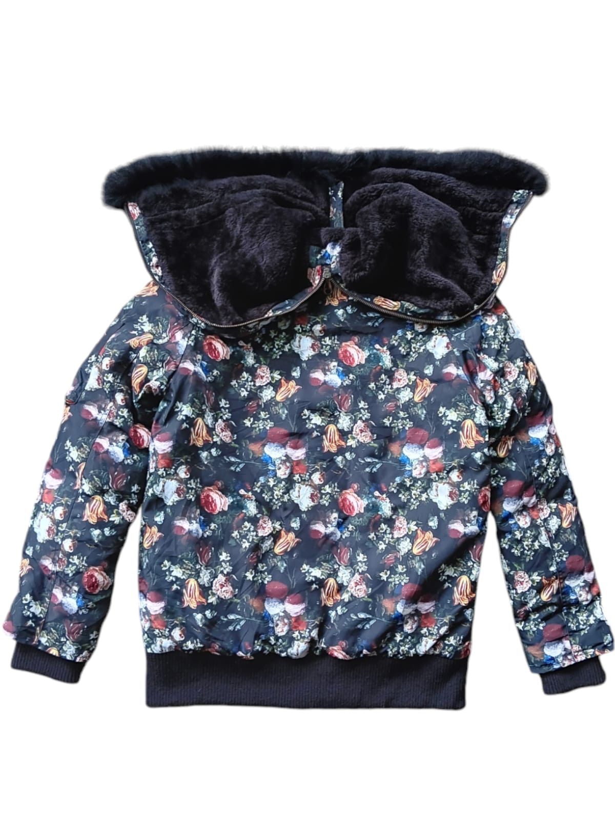 Designer × Japanese Brand × Mila Schon Mila schon real fur all over print puffer jacket Size US M / EU 48-50 / 2 - 18 Thumbnail