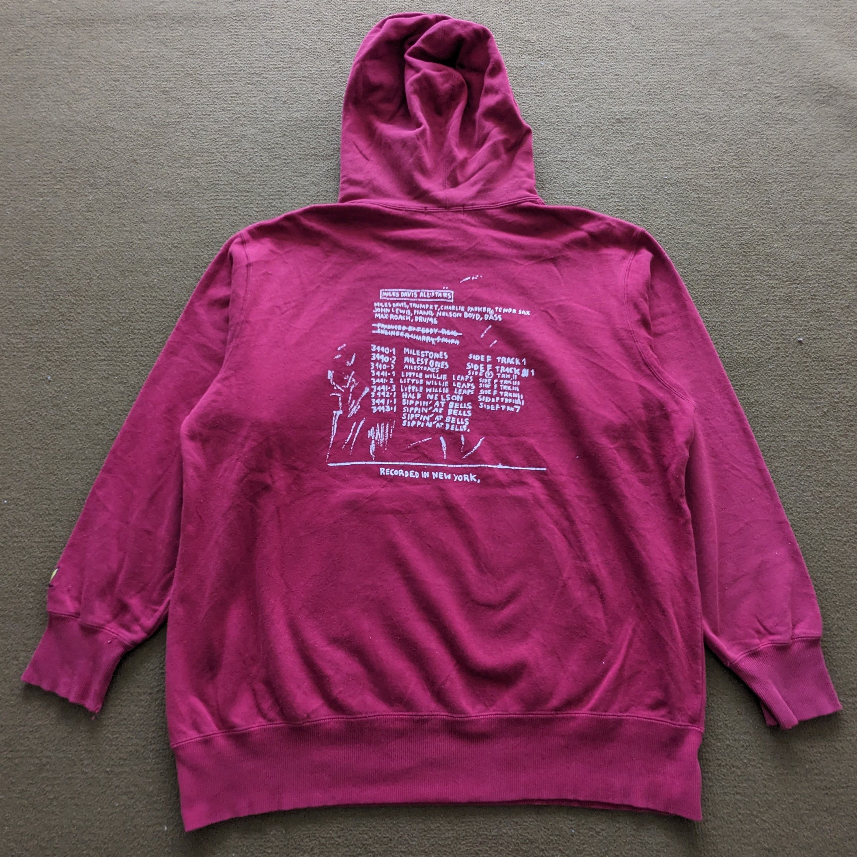 Vintage Vintage Jean Michel Basquiat Japanese Brand Hoodies Size US XL / EU 56 / 4 - 4 Thumbnail
