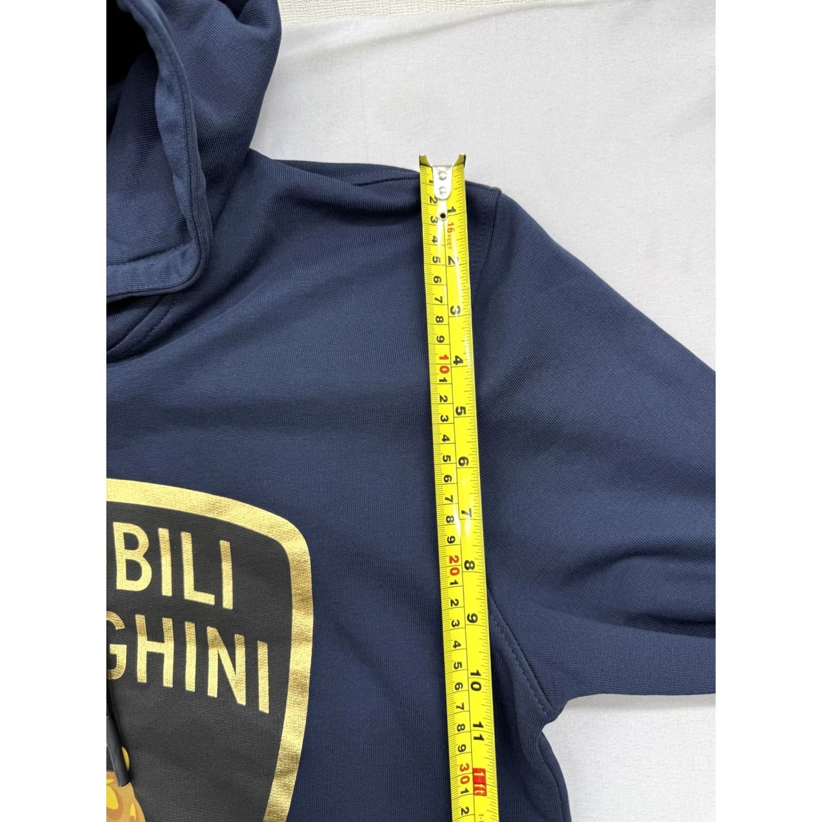 Lamborghini Lamborghini Navy Blue Full Zip Fleece Hoodie Men’s L Regular Size US L / EU 52-54 / 3 - 6 Thumbnail