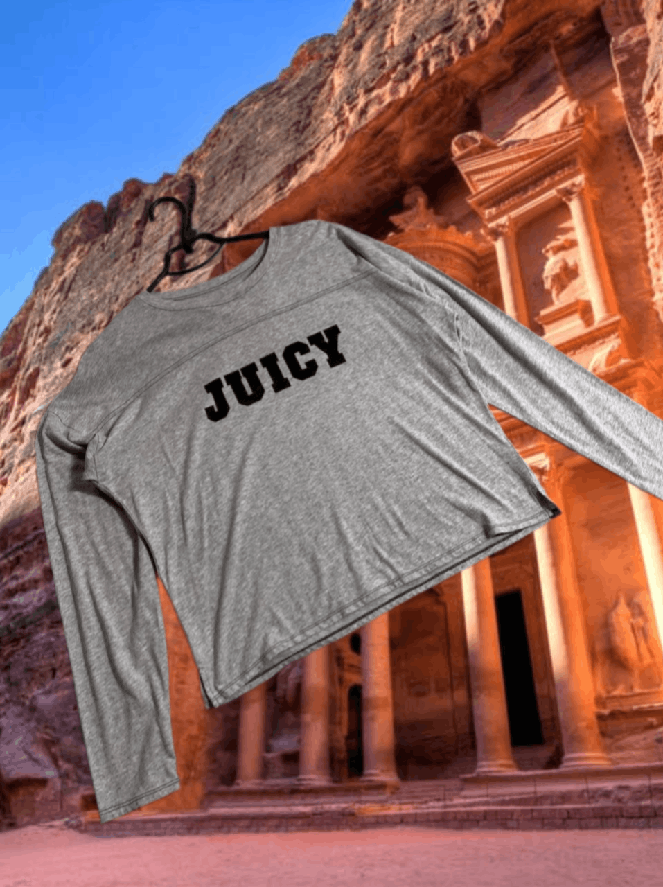 Juicy Couture Jeans × Vintage Vintage Juicy by Juicy Couture center logo sweatshirts Size US M / EU 48-50 / 2 - 1 Thumbnail
