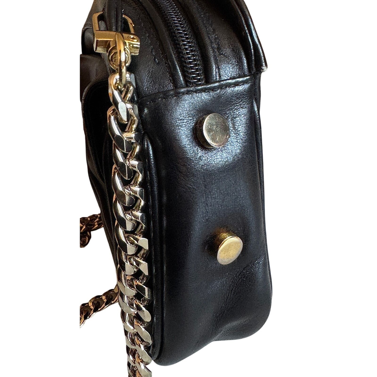 Gucci GG Marmont Mini Camera Bag Black Leather Size ONE SIZE - 5 Thumbnail