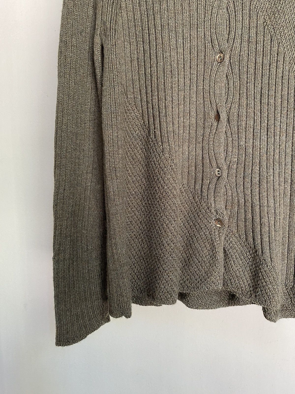Valentino VALENTINO Olive Knit Cardigan Size ONE SIZE - 8 Thumbnail