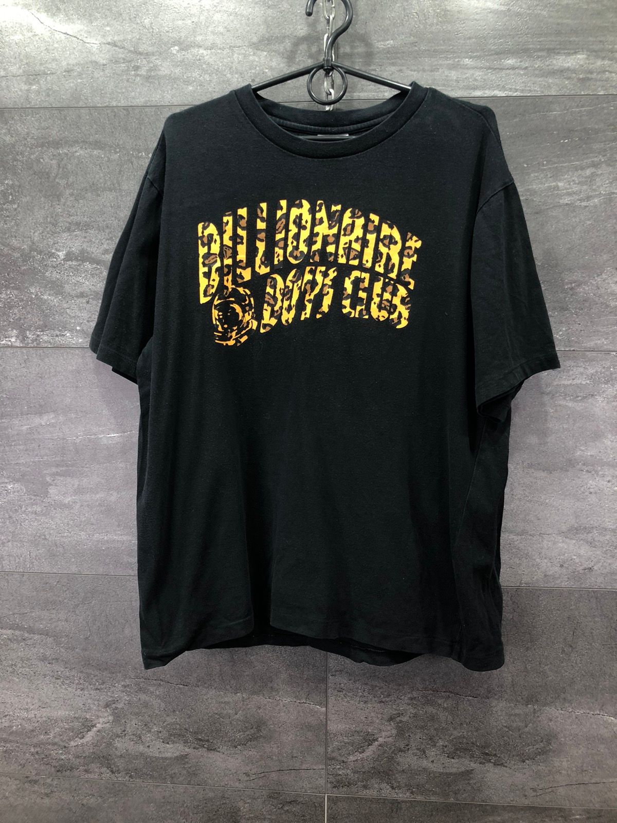 Pre-owned Billionaire Boys Club Leopard Arch Logo Men's T-shirt In Black