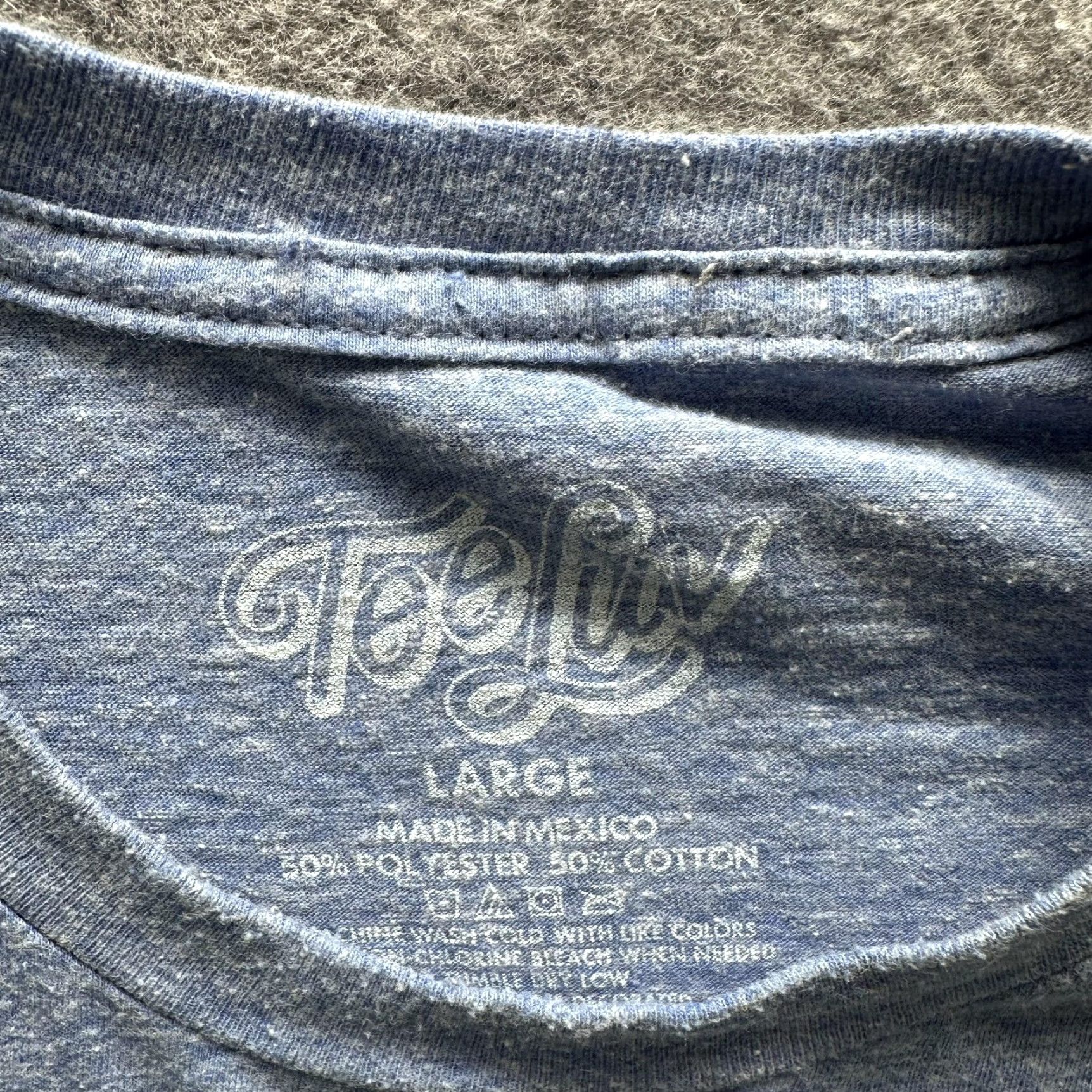 Vintage Vintage TeeLuv Shirt Mens L Blue Freshly Baked Pillsbury Doughboy Graphic Tee Size US L / EU 52-54 / 3 - 4 Thumbnail