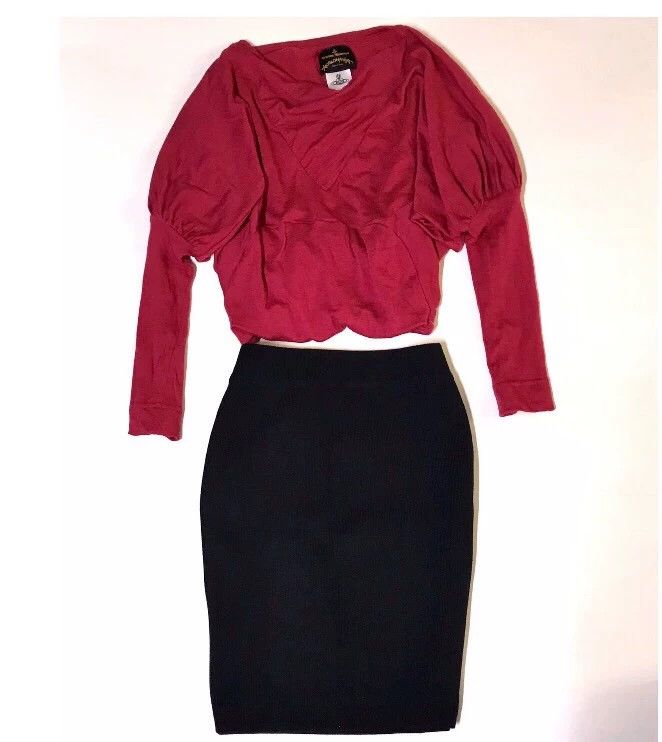 Vivienne Westwood Vivienne Westwood Rose Red Light Princess Sleeve Top Size M / US 6-8 / IT 42-44 - 3 Thumbnail