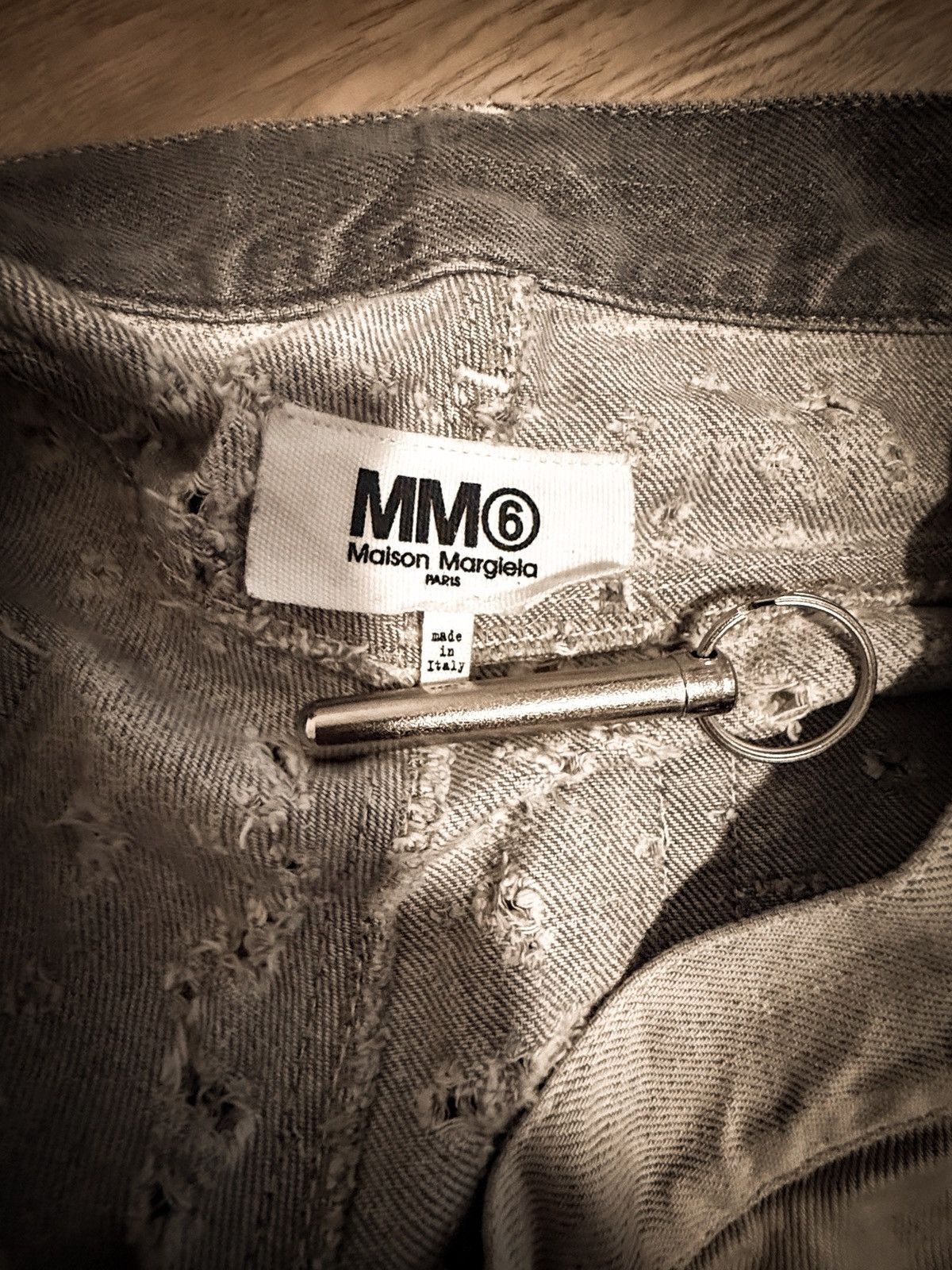 MM6 MM6 Maison Margiela Destroyed Denim Shorts SS23 Size US 32 / EU 48 - 6 Thumbnail