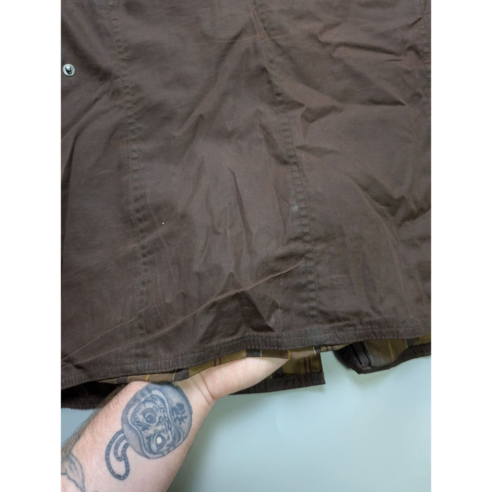 Barbour Barbour Flyweight Wax Utility Waxed Jacket (Y1095) Size XL / US 12-14 / IT 48-50 - 13 Thumbnail