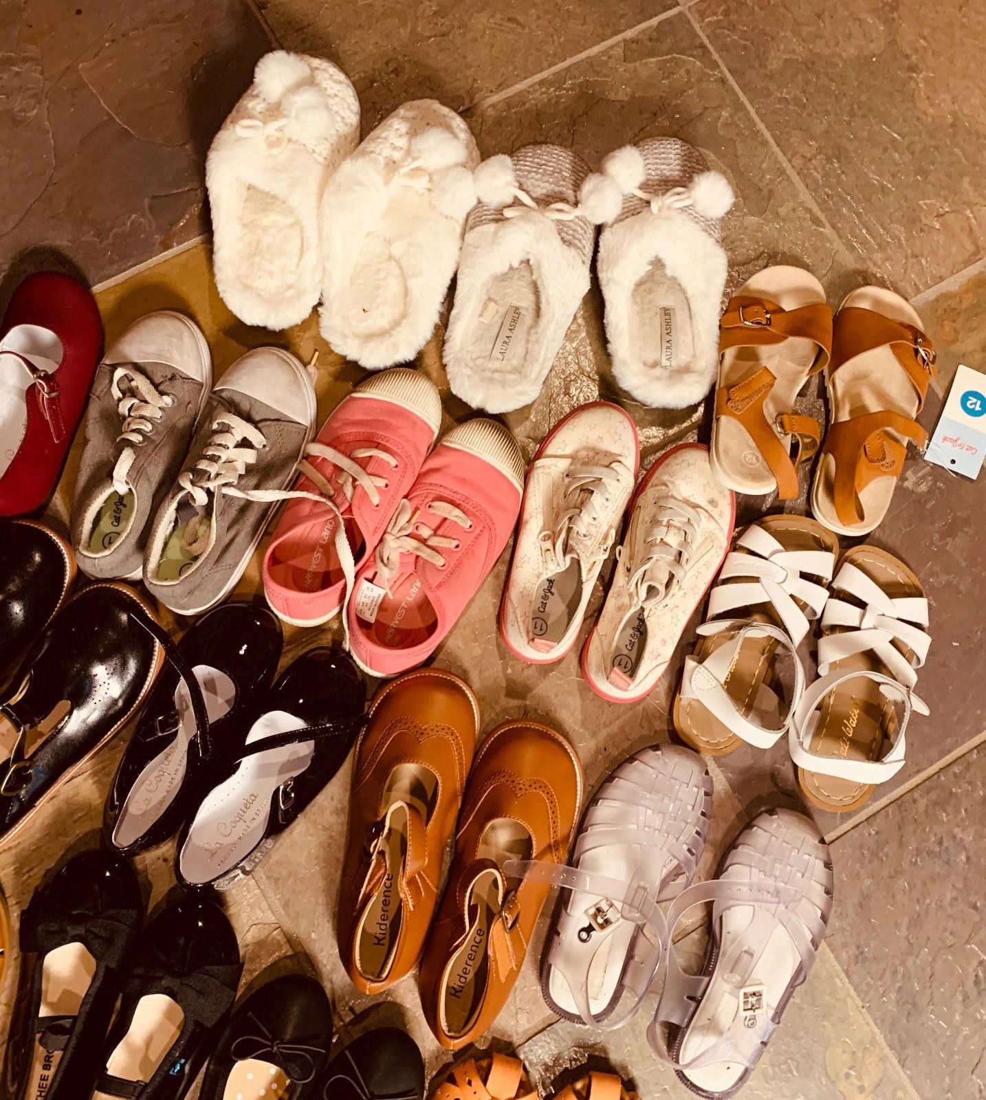 The Unbranded Brand Girls Shoe Bundle in Sz 11/12 - Total 17 Pairs Some new-G118 Size US 11 / IT 41 - 4 Thumbnail