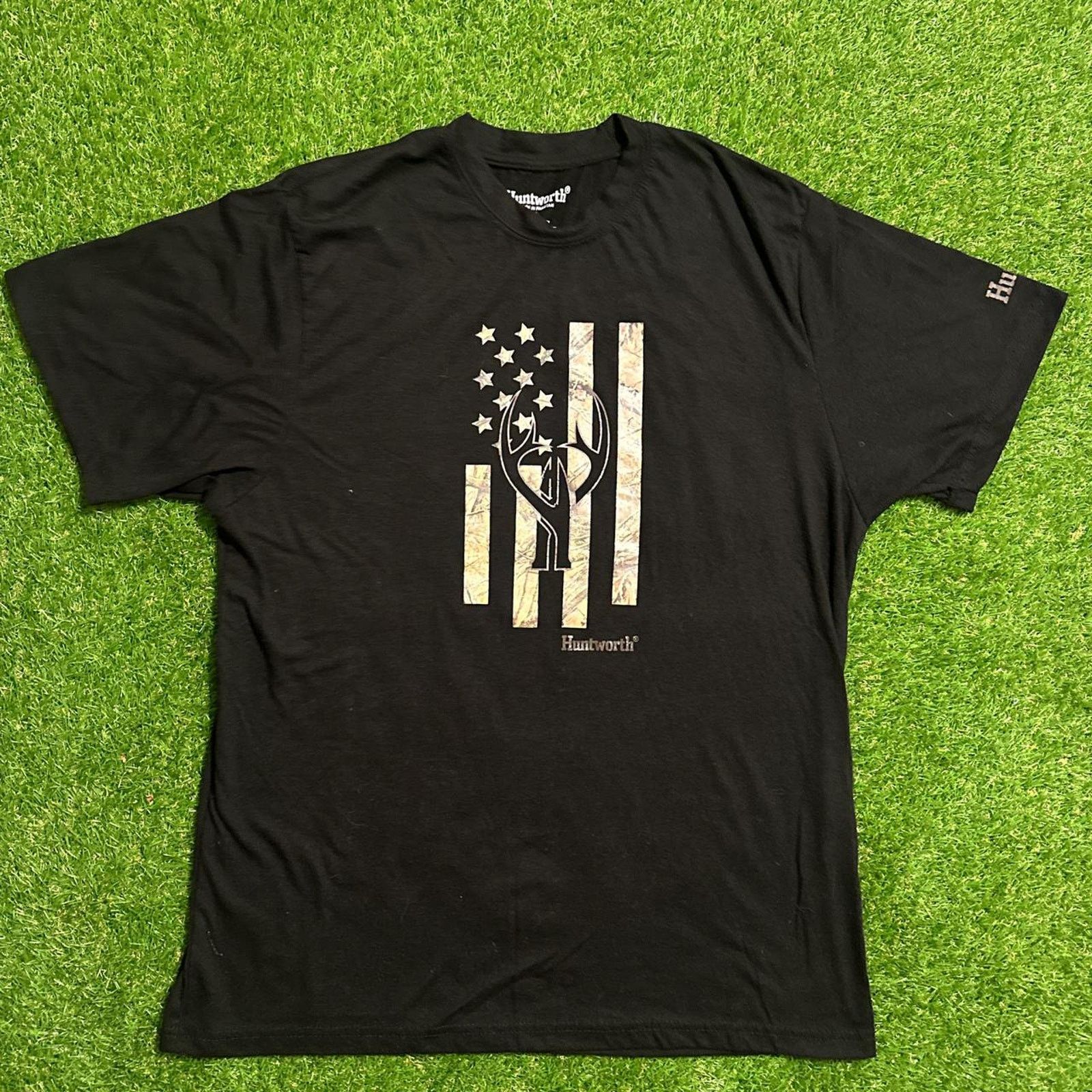 Other Huntworth Camo Flag Graphic T-Shirt Size US L / EU 52-54 / 3 - 1 Thumbnail