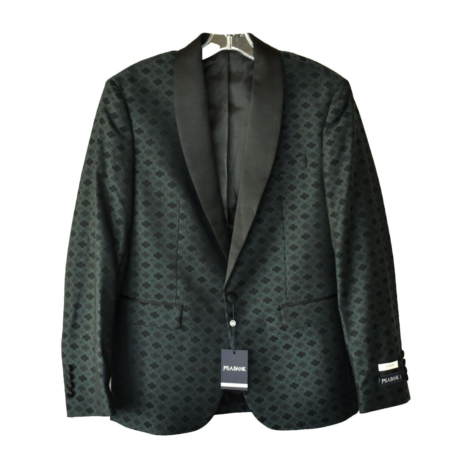 Jos. A. Bank NWT JOS A BANK Satin Shawl Lapel Skinny Fit Blazer 38S $199 Size 38S - 4 Thumbnail