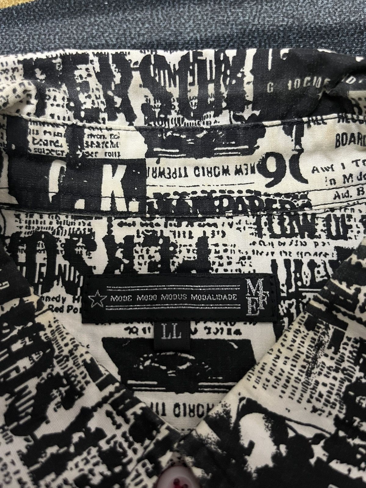 Japanese Brand × Vintage MEF FULLPRINT Size US L / EU 52-54 / 3 - 5 Thumbnail