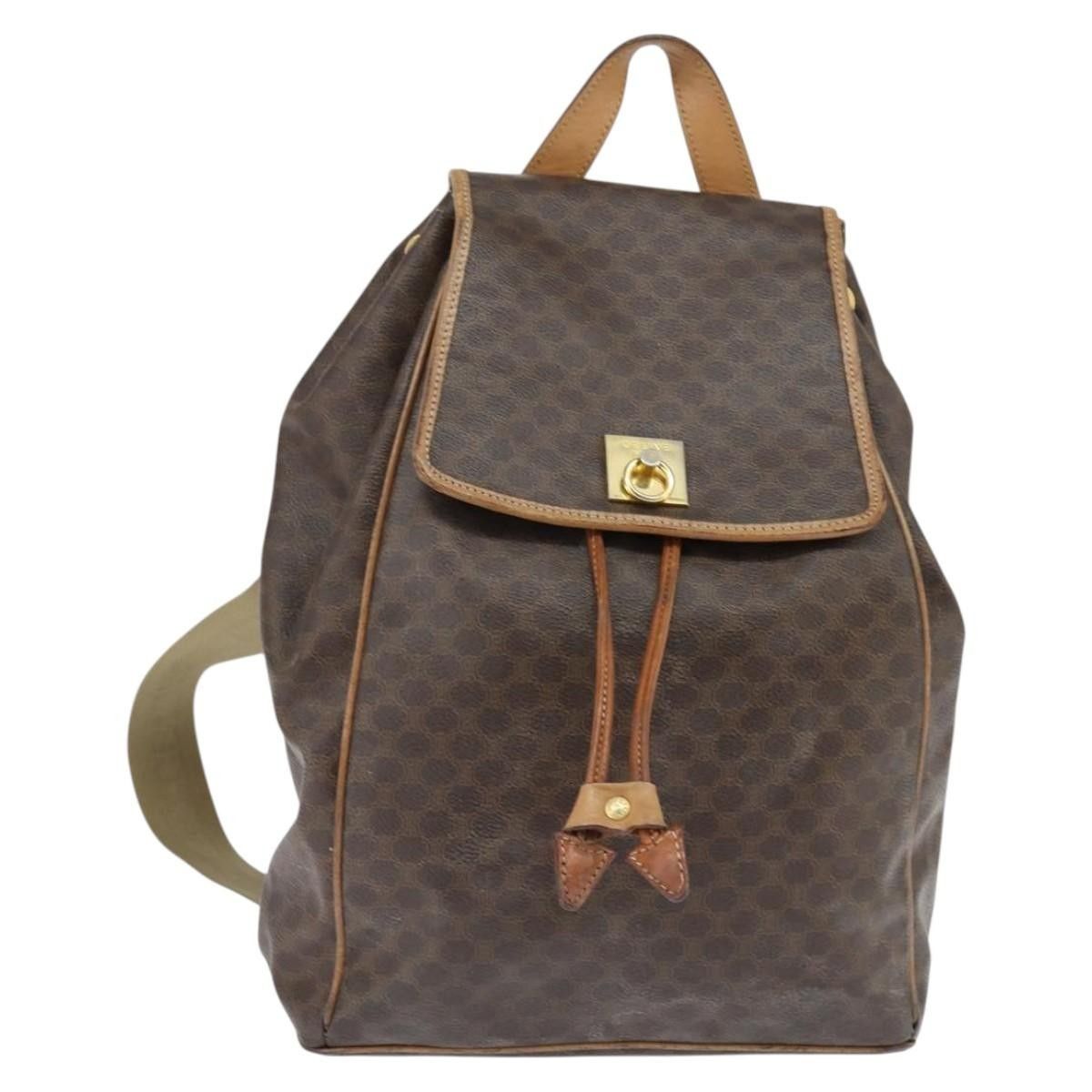 Celine Celine Vintage Backpack Macadam Canvas Size ONE SIZE - 1 Thumbnail
