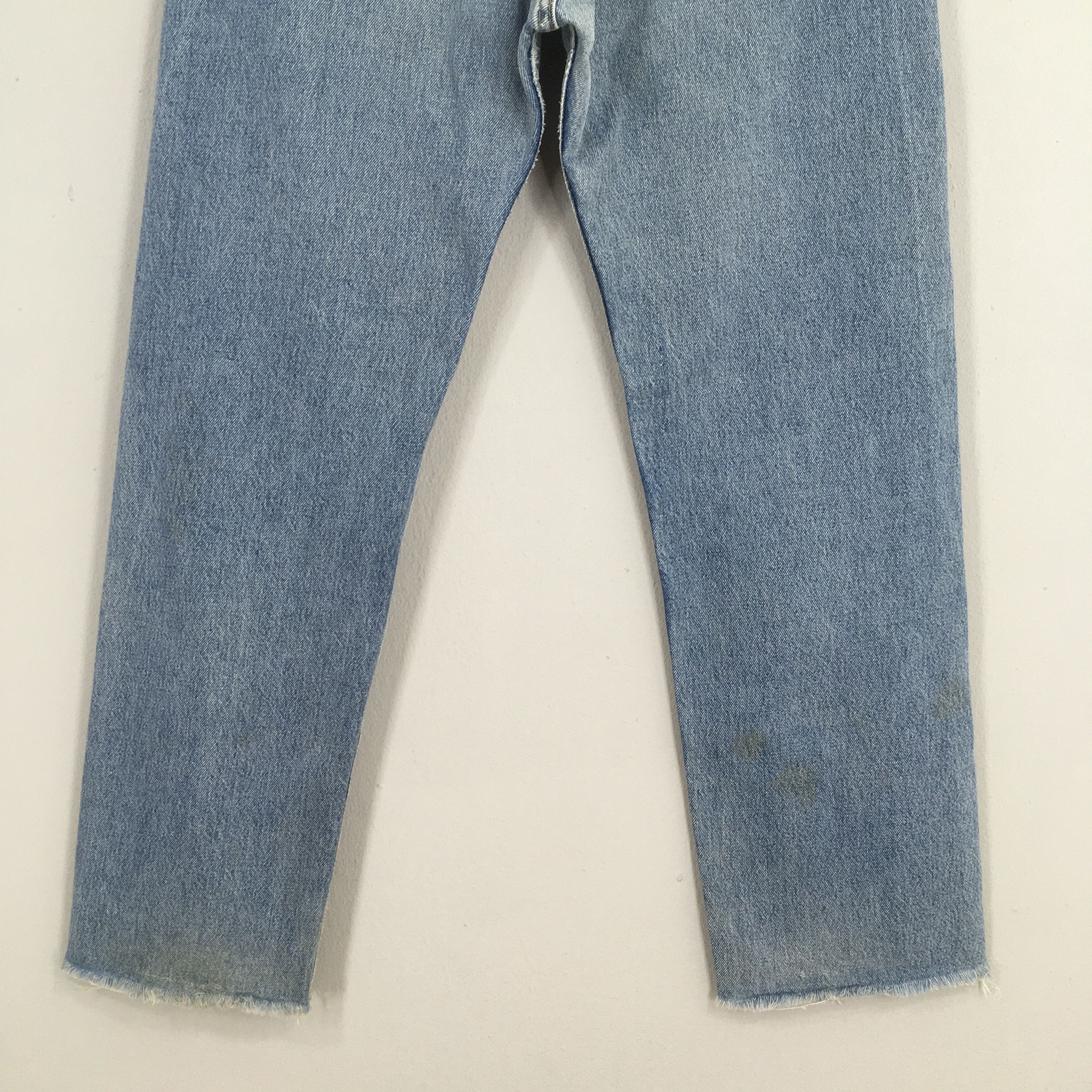 Levi's Size 32x29 Vintage 90s Levi's 501 Light Washed Jeans S969 Size US 32 / EU 48 - 10 Thumbnail