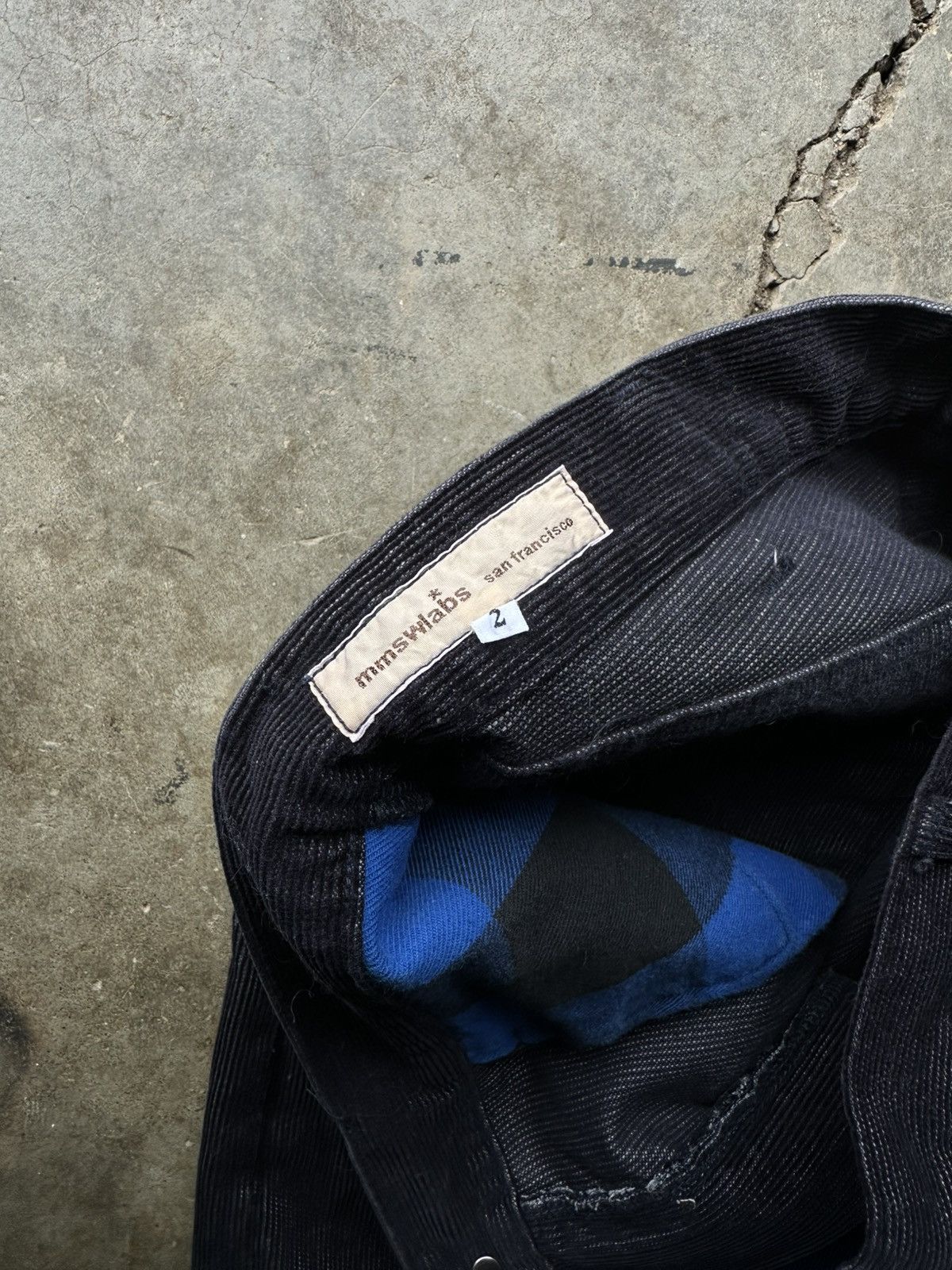 Other navy corduroy mmswlabs front pocket trousers Size US 32 / EU 48 - 3 Thumbnail