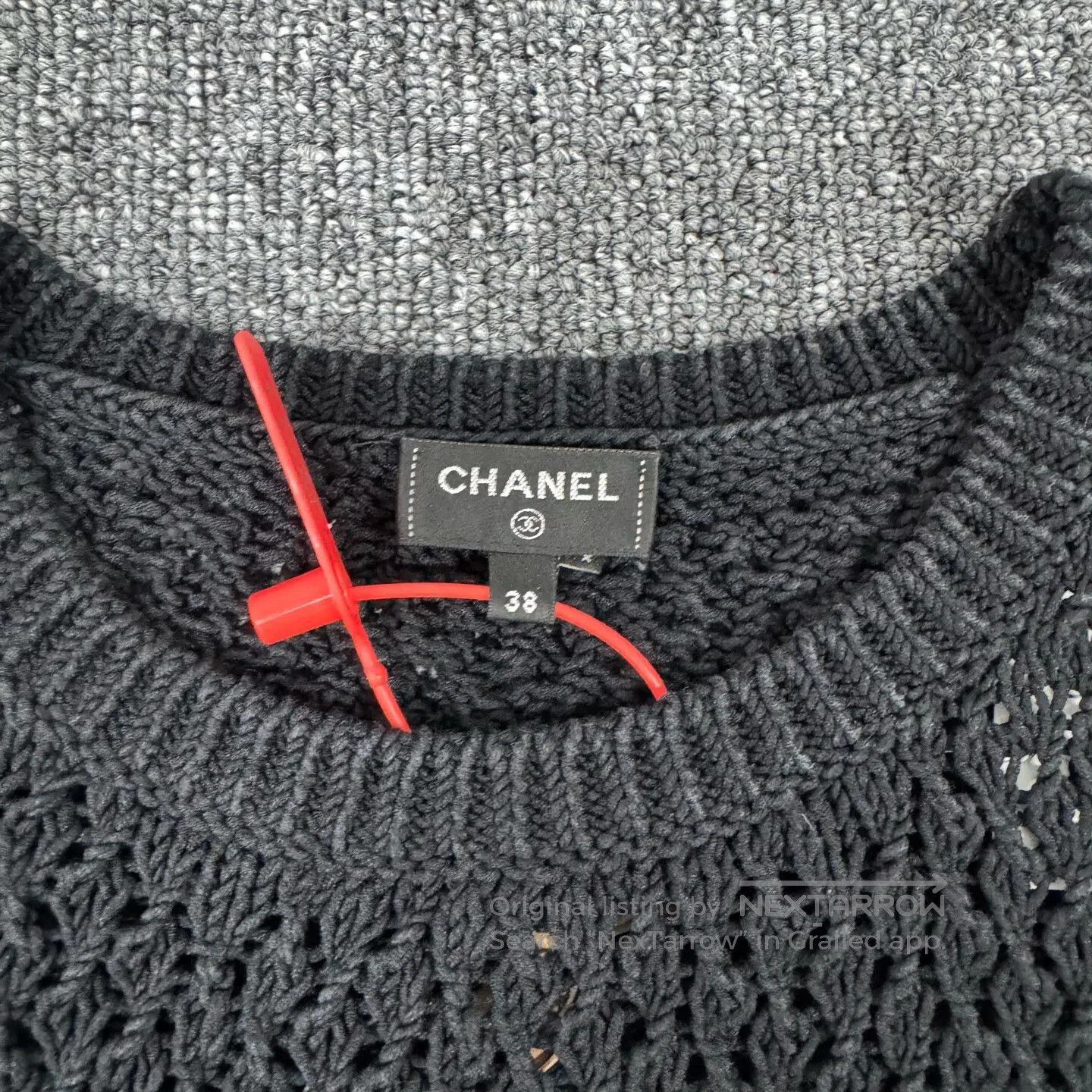Chanel Chanel Black and white color combination A tailored knitte Size M / US 6-8 / IT 42-44 - 5 Thumbnail