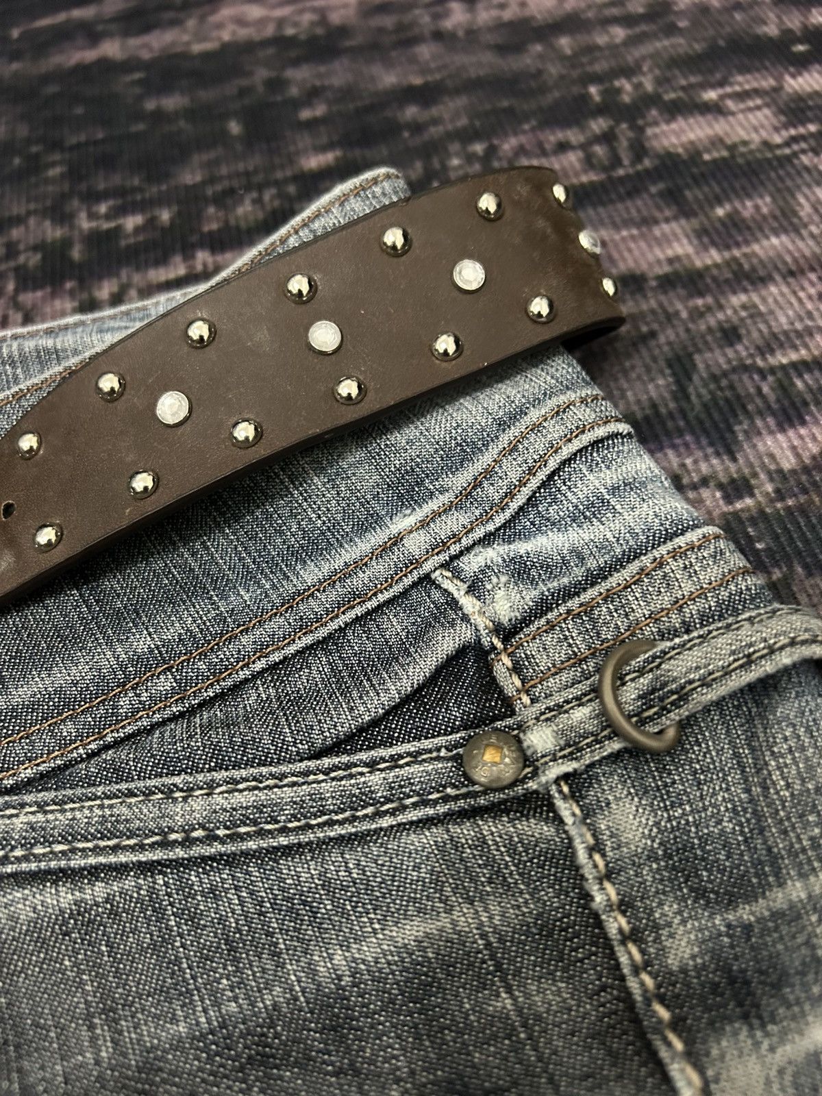 Marithe + Francois Girbaud Vintage Washed Marithe Feancois Girbaud Flare Jeans Size US 27 - 10 Thumbnail